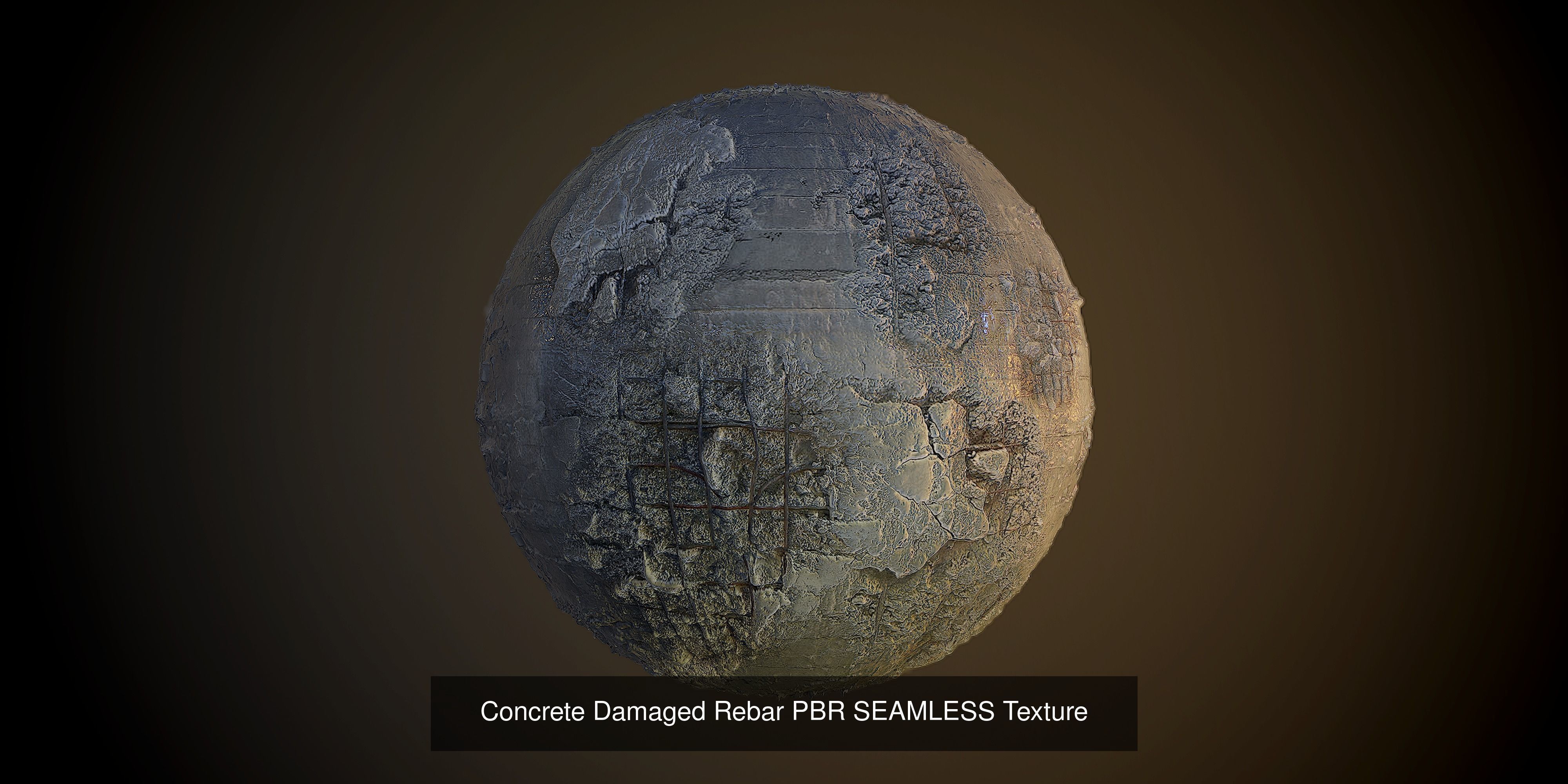 55 Brick Concrete Wall Seamless PBR Texture Collection 01 Texture_6