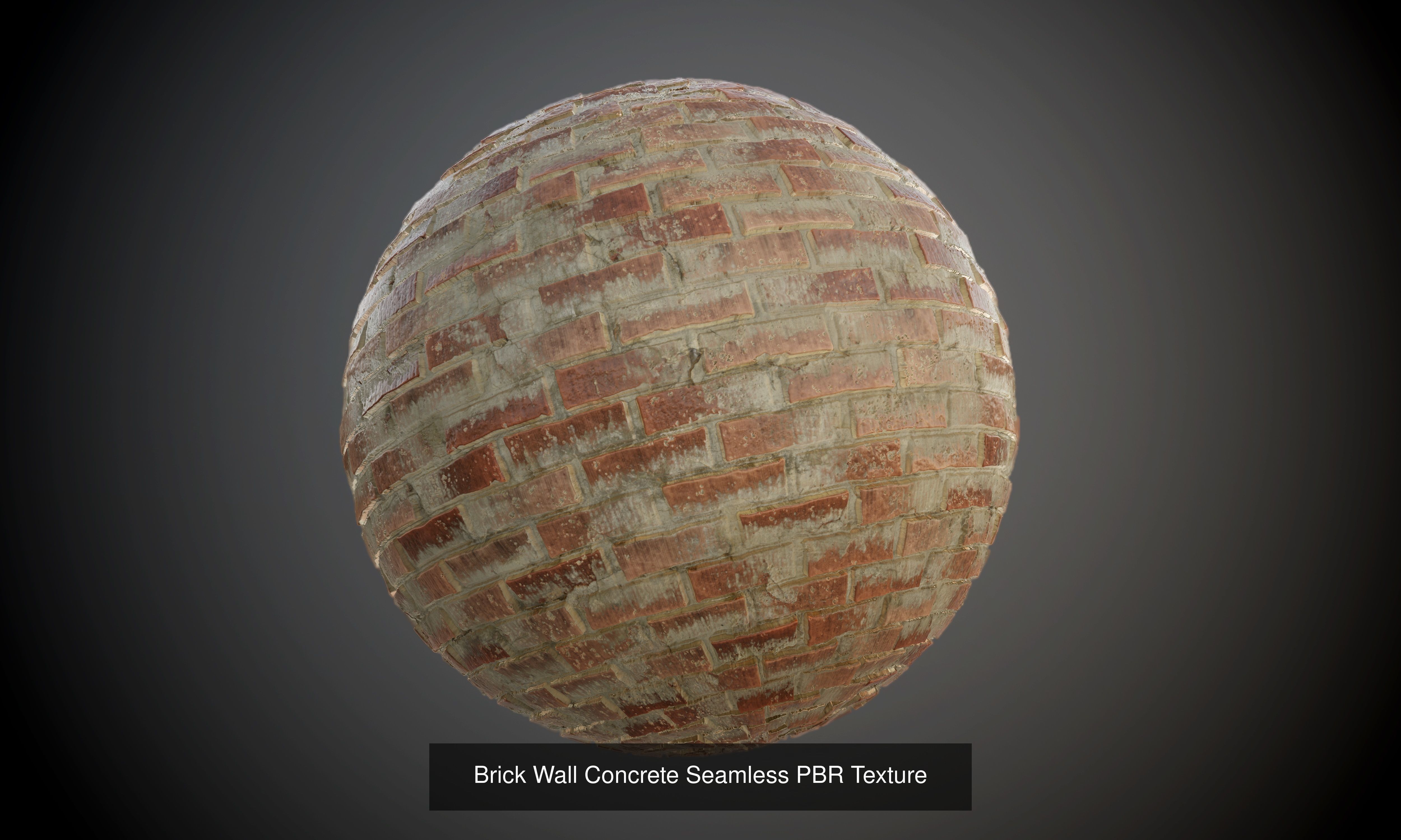 55 Brick Concrete Wall Seamless PBR Texture Collection 01 Texture_17