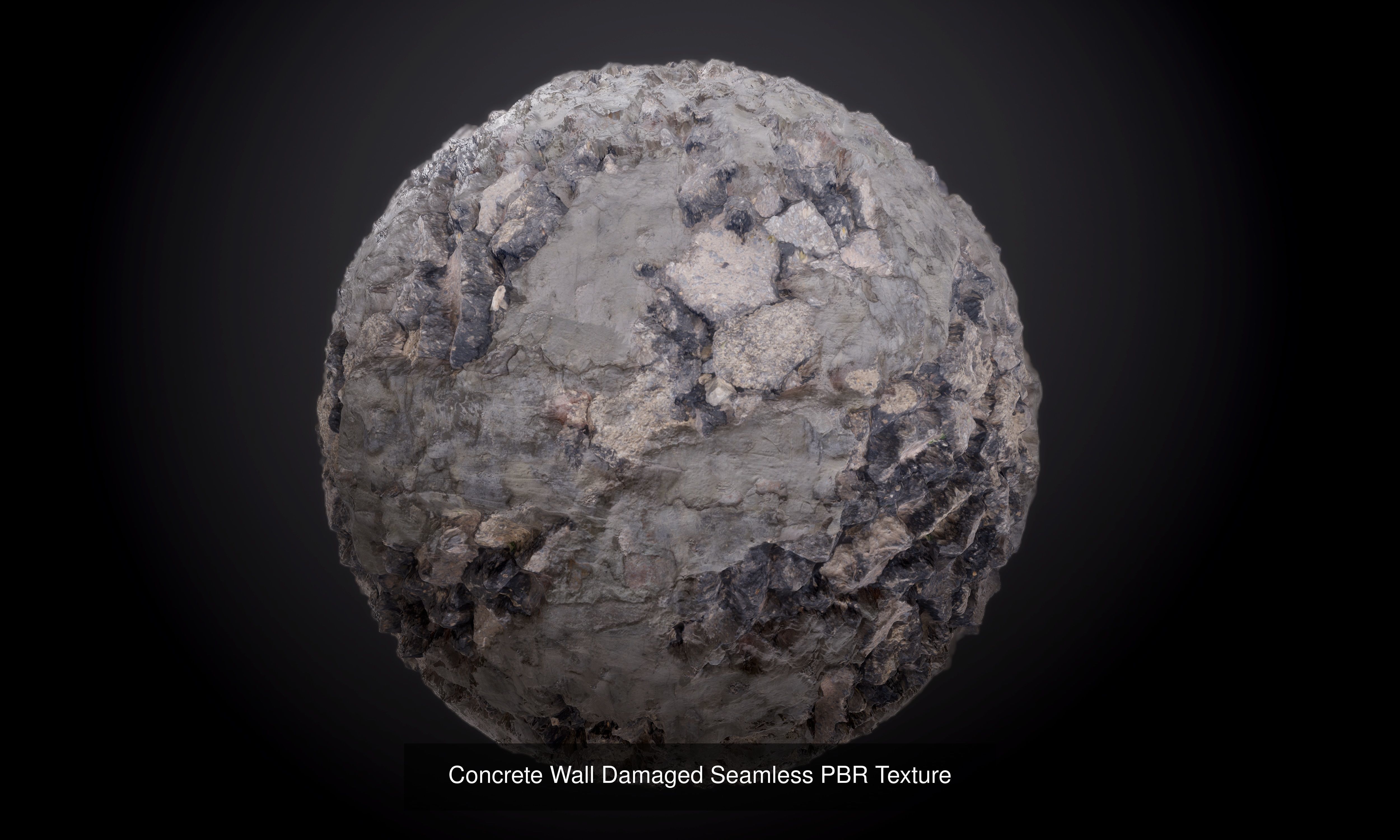 55 Brick Concrete Wall Seamless PBR Texture Collection 01 Texture_57