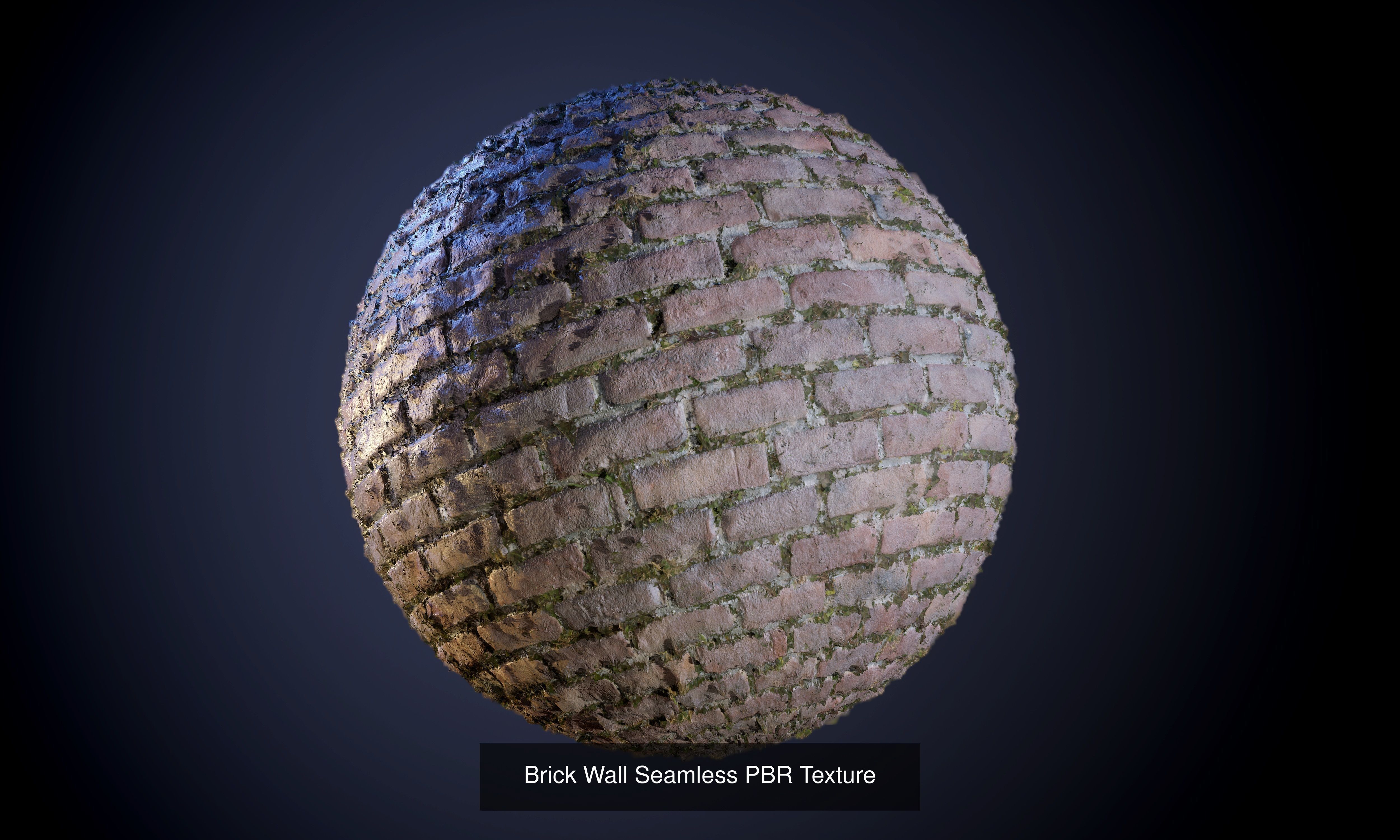 55 Brick Concrete Wall Seamless PBR Texture Collection 01 Texture_11