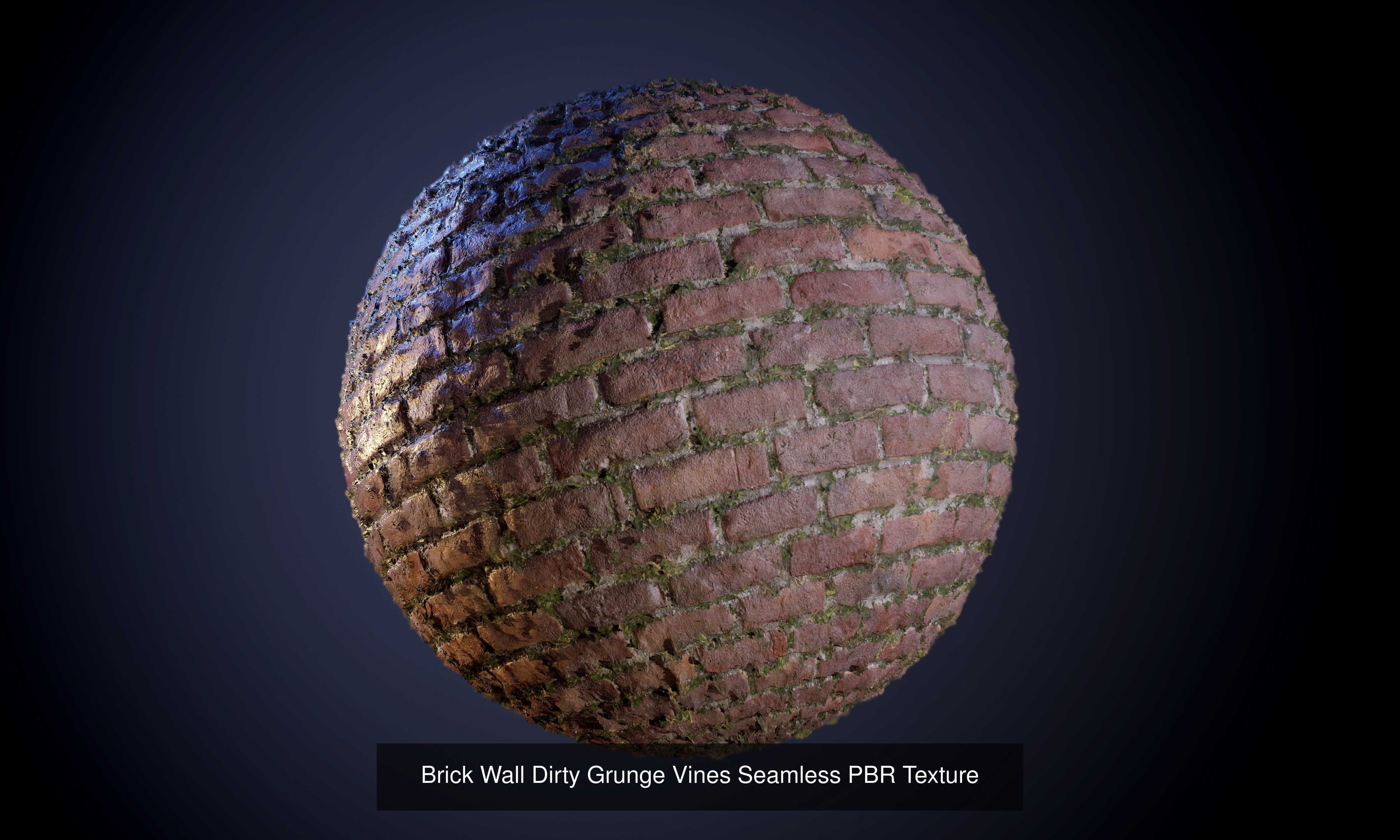 55 Brick Concrete Wall Seamless PBR Texture Collection 01 Texture_10