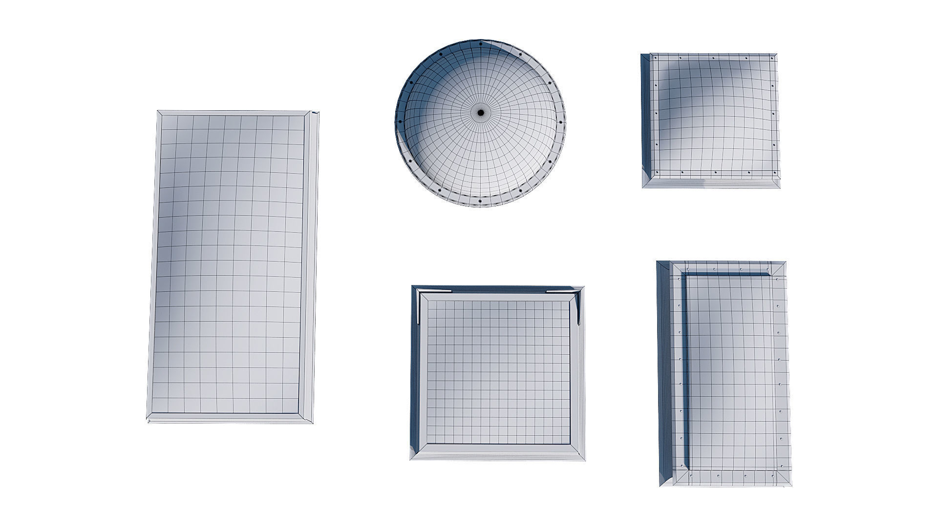 Roof Skylight model pack 3D model_19
