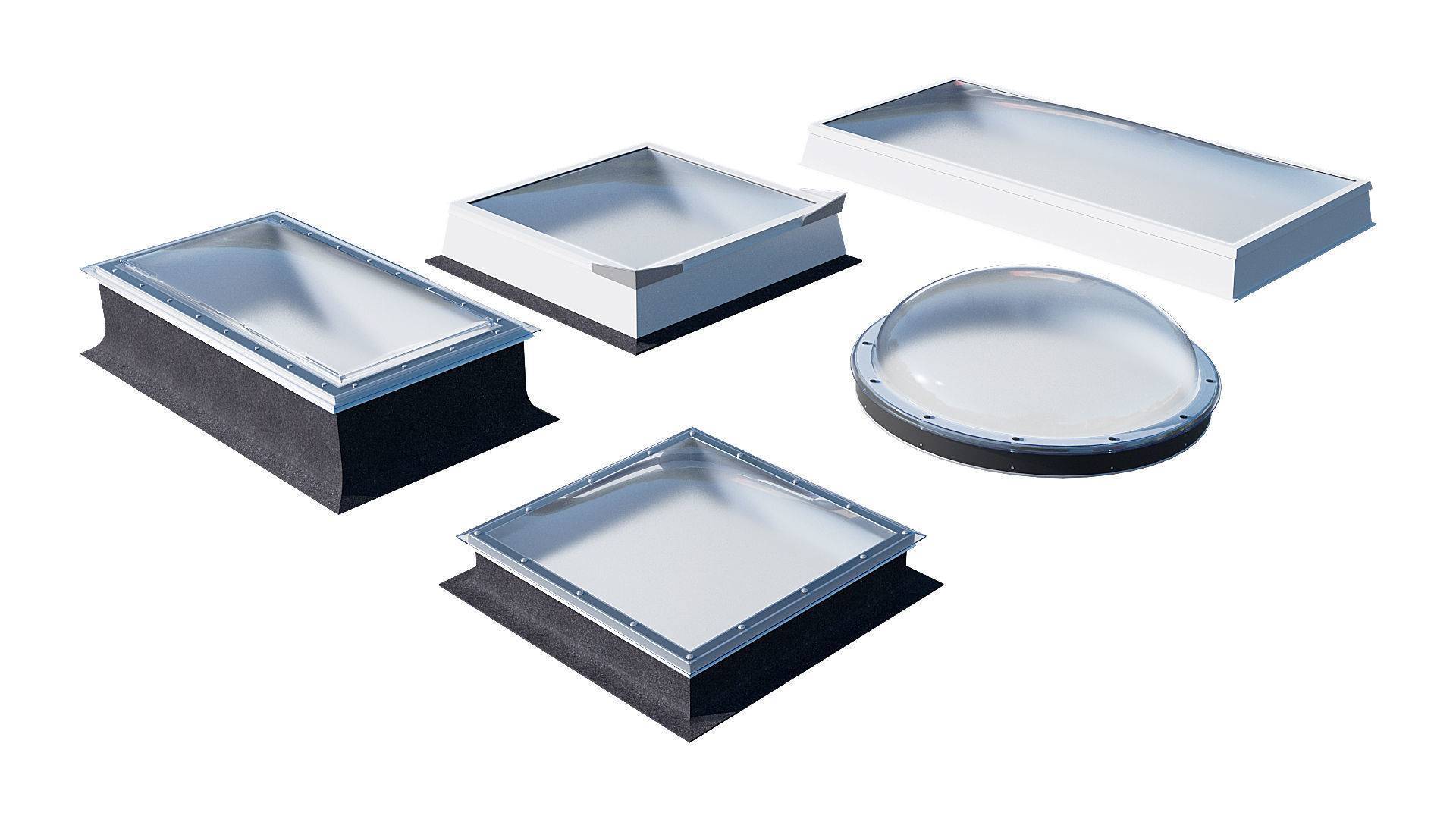 Roof Skylight model pack 3D model_4