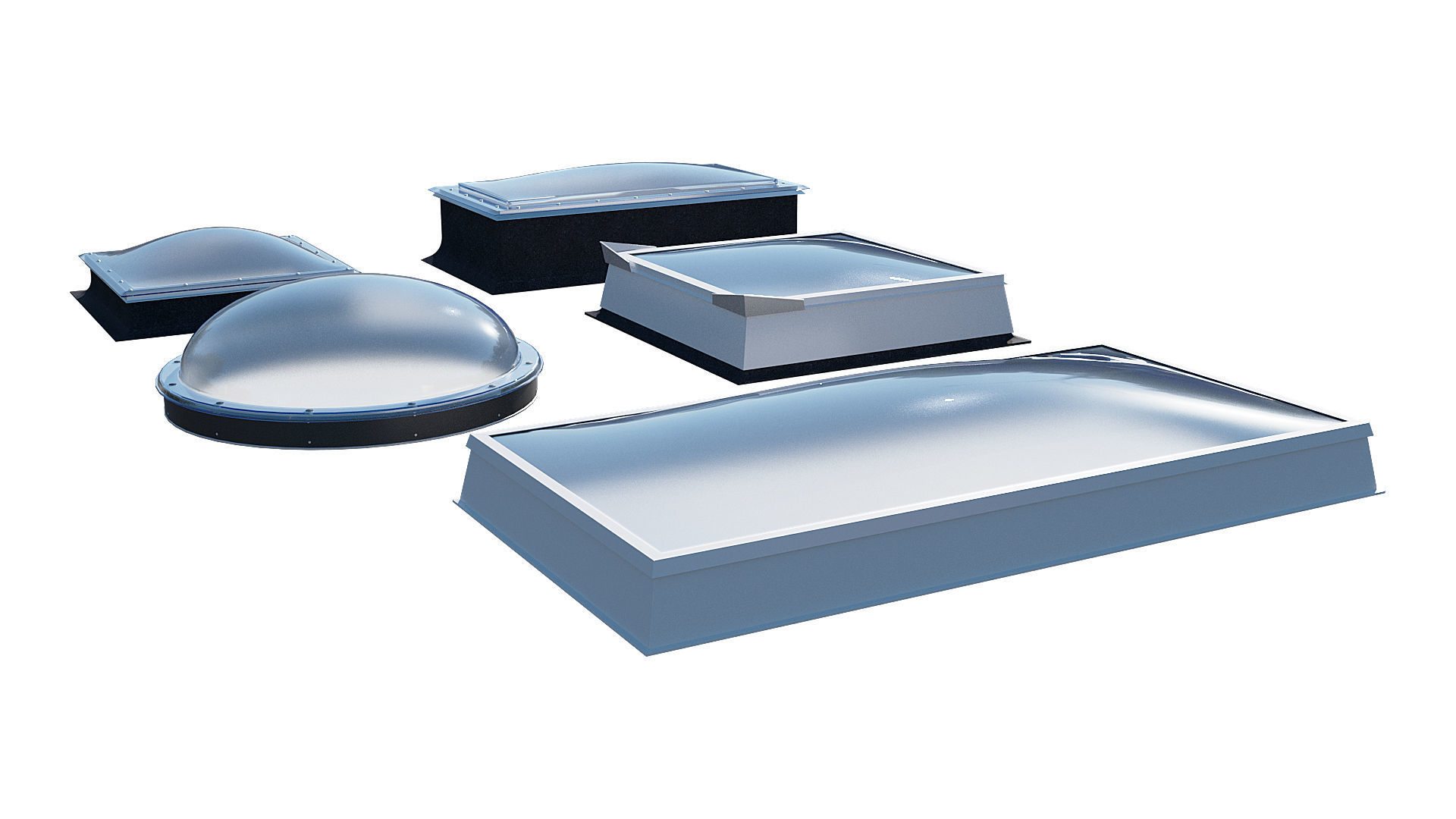 Roof Skylight model pack 3D model_6