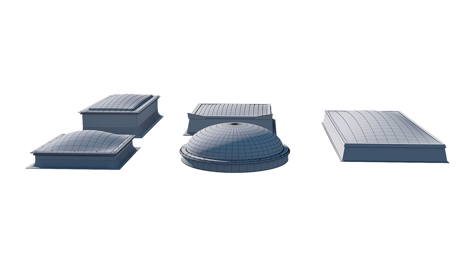 Roof Skylight model pack 3D model_16