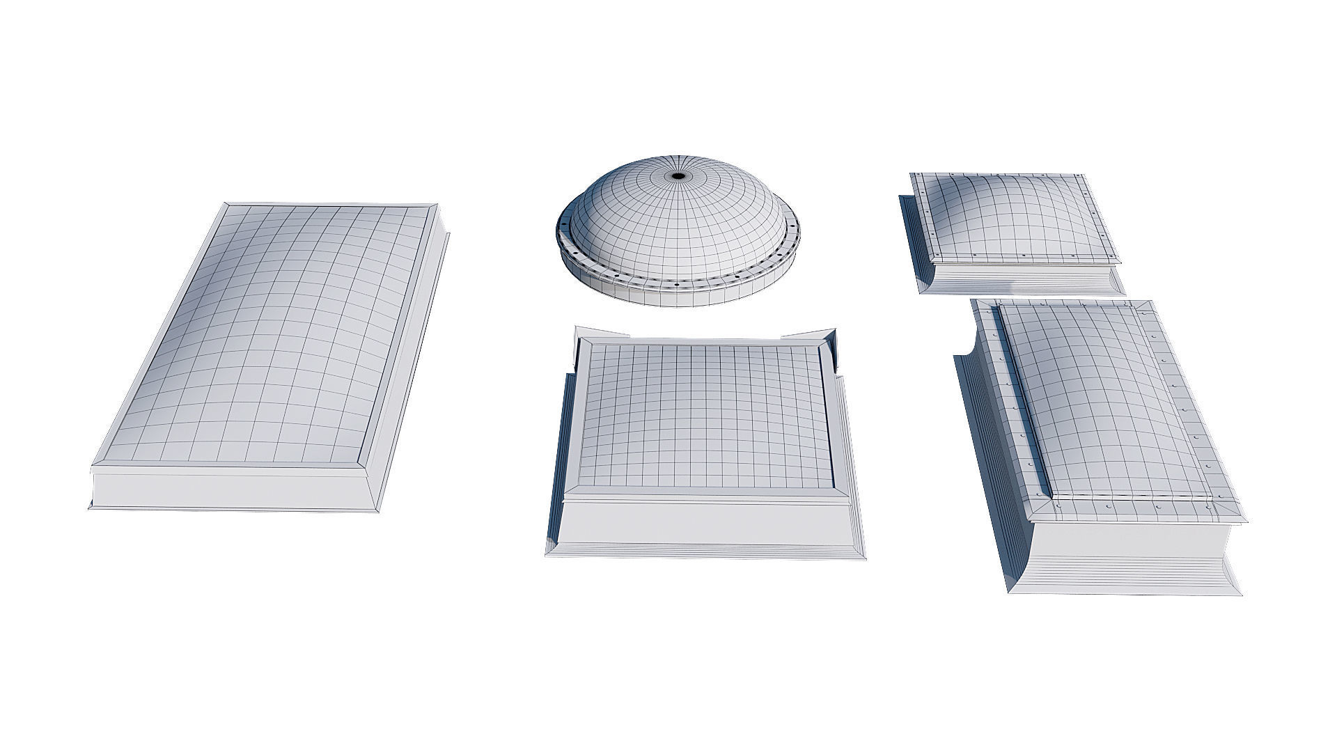 Roof Skylight model pack 3D model_12