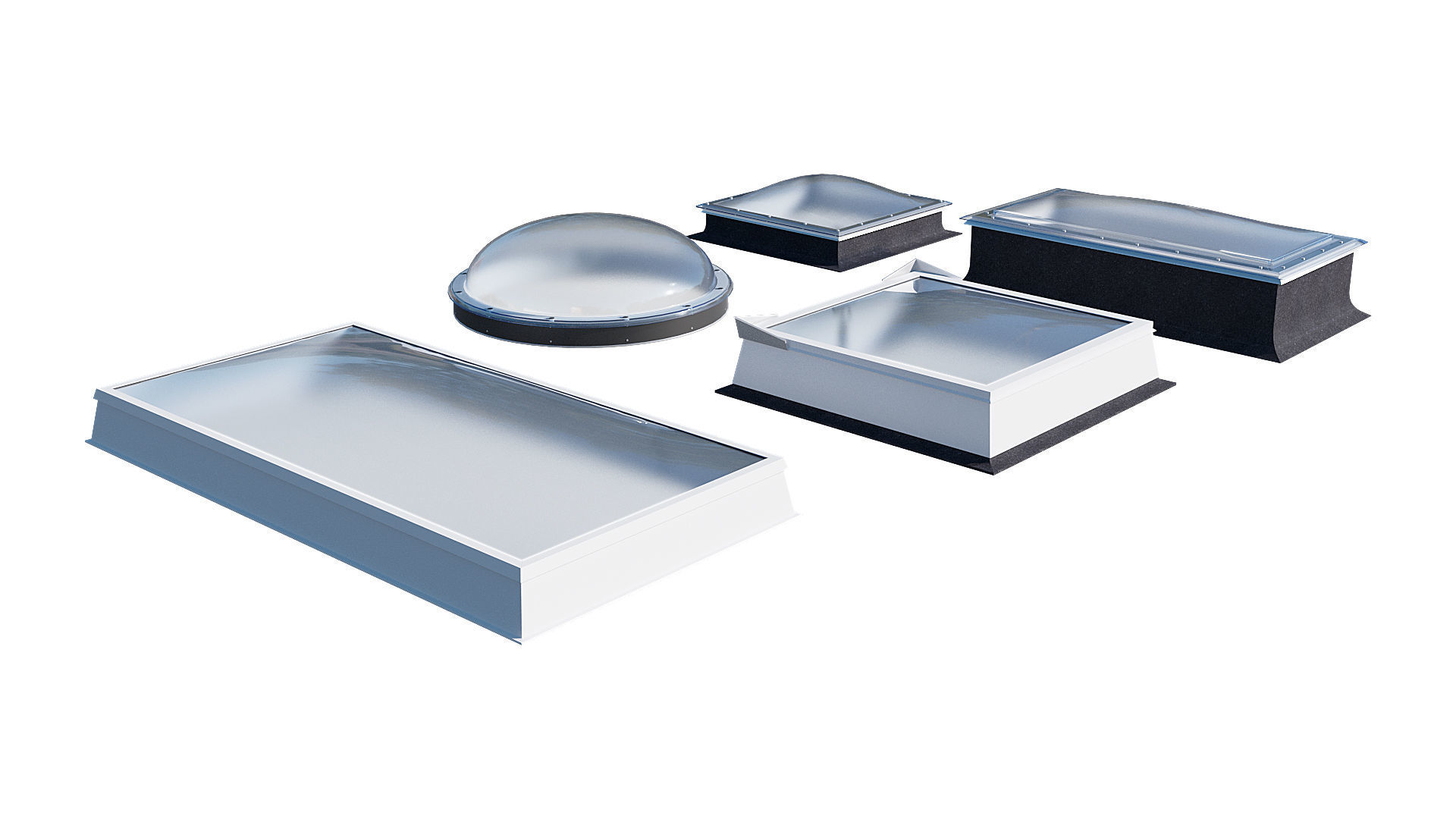 Roof Skylight model pack 3D model_7