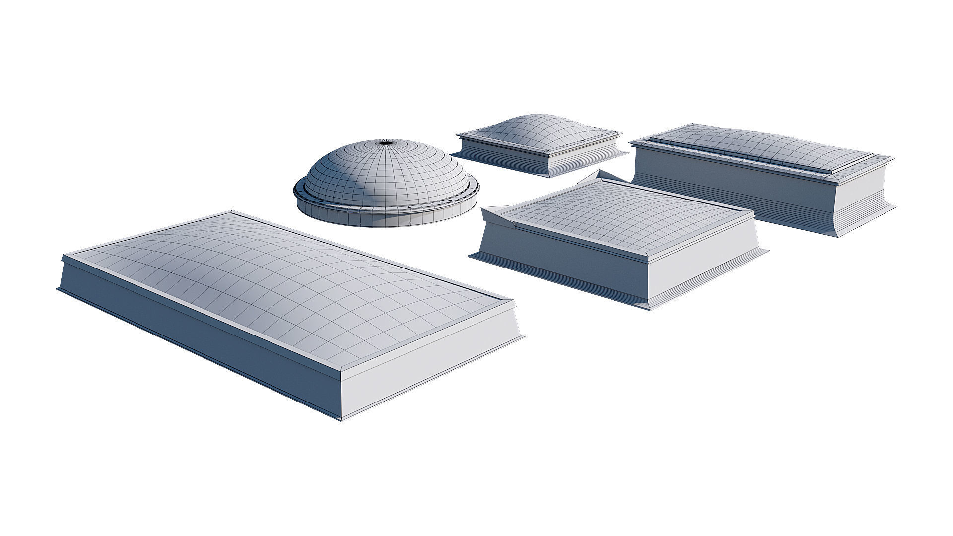 Roof Skylight model pack 3D model_18
