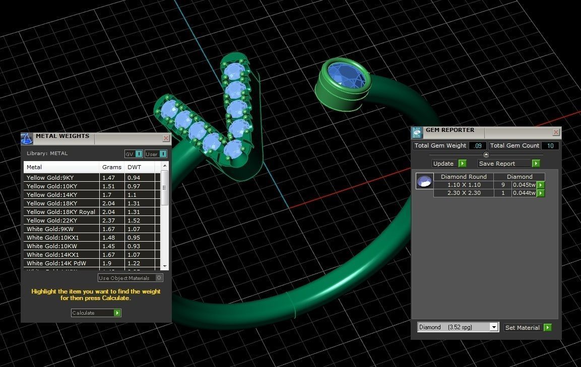 Letter Jewelry Ring 3D print model_12