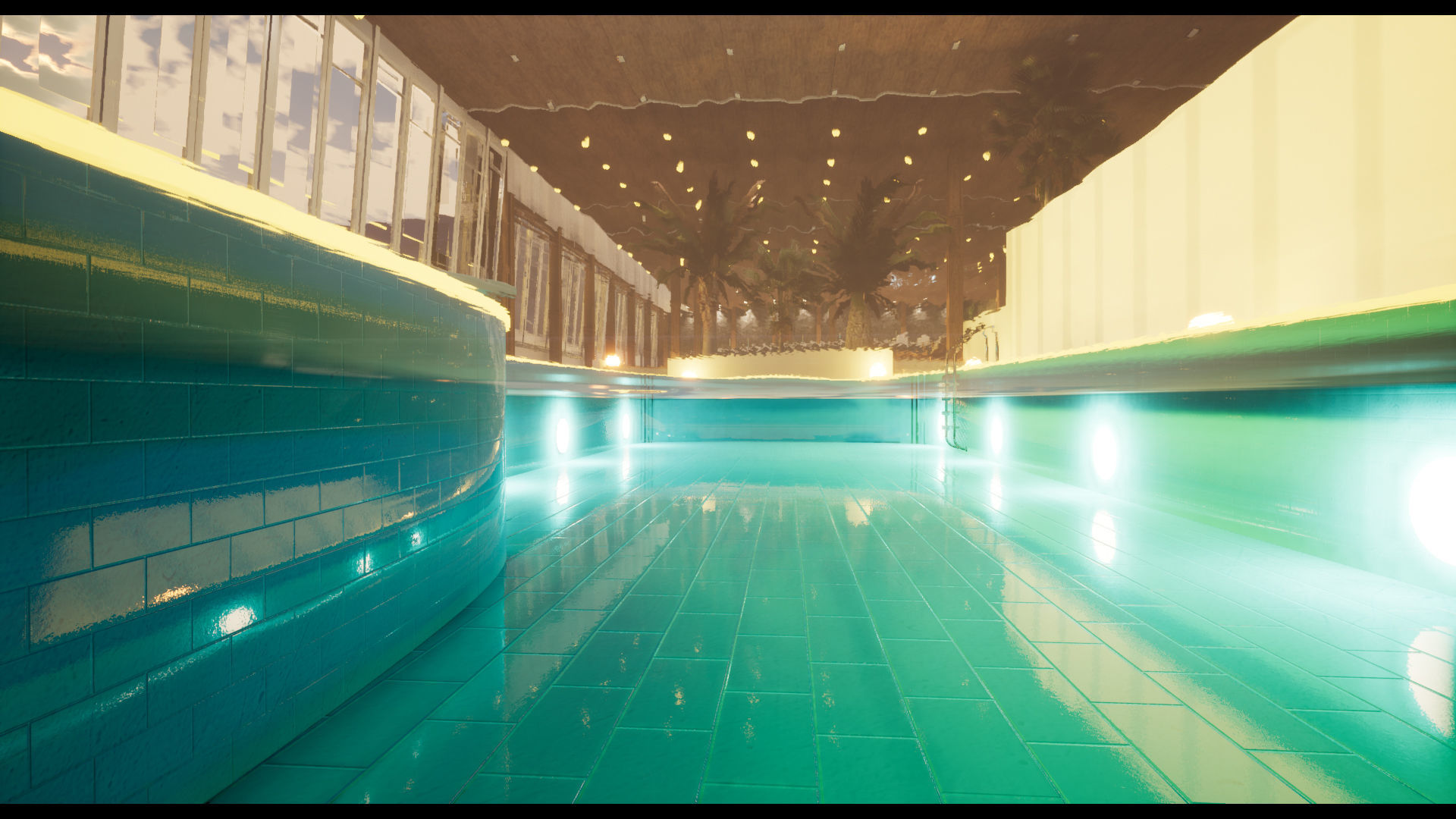UE4 Luxury Swimming Pools - Accessories - FBX included Low-poly 3D model_7