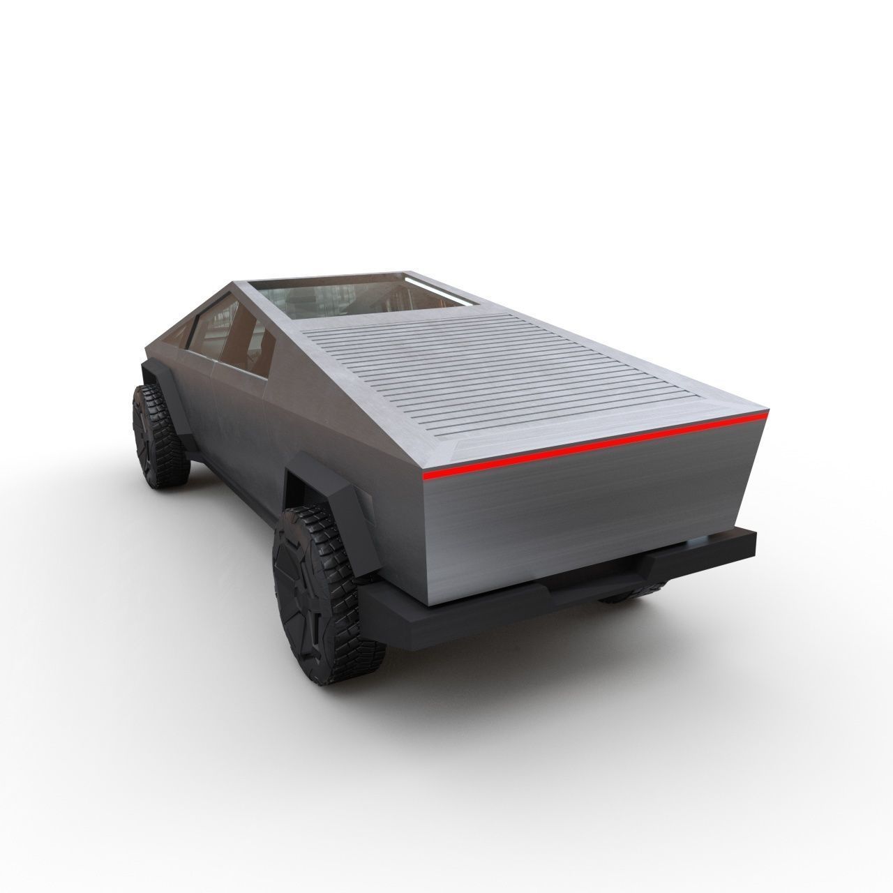 Tesla Cybertruck Prototype 3D model_3
