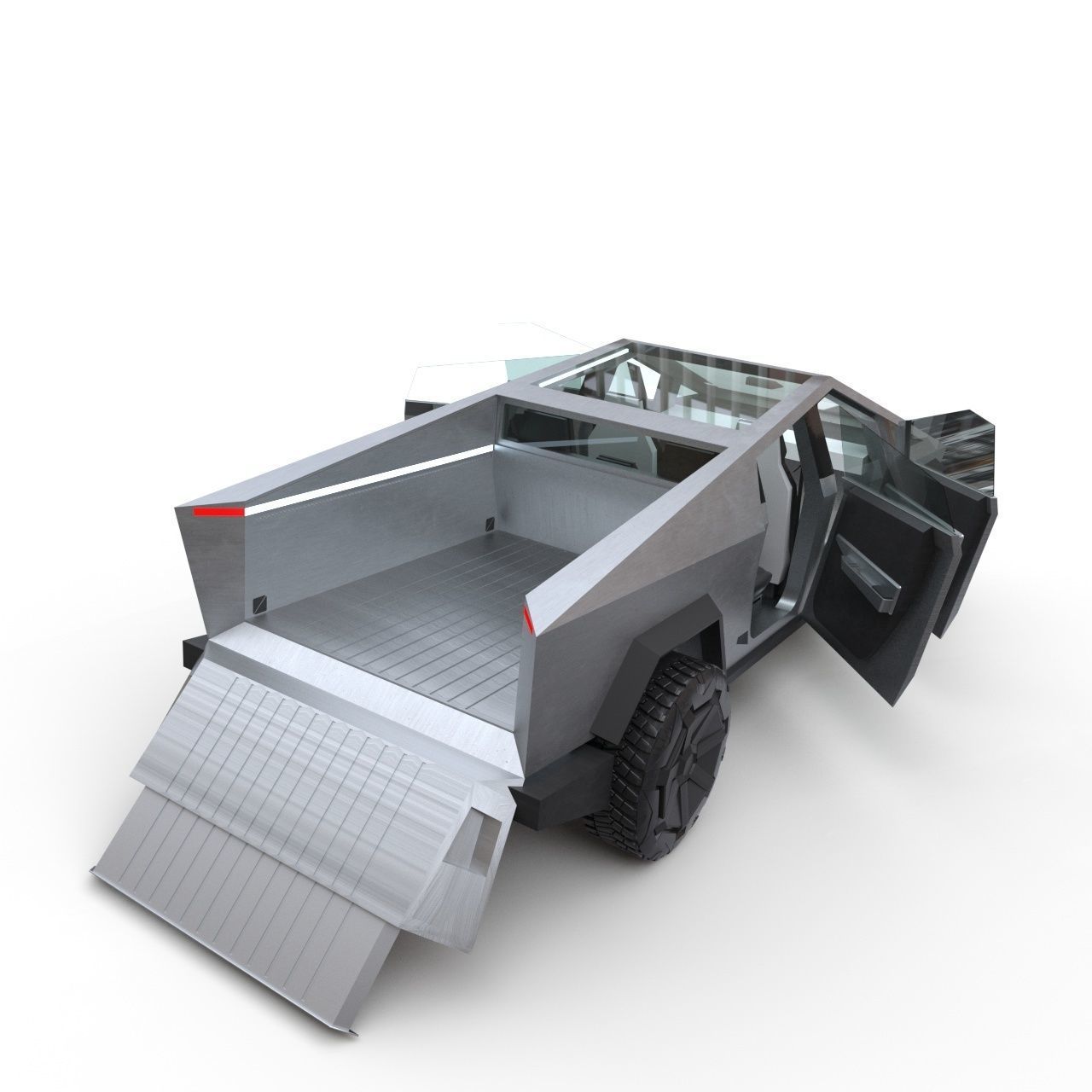 Tesla Cybertruck Prototype 3D model_5