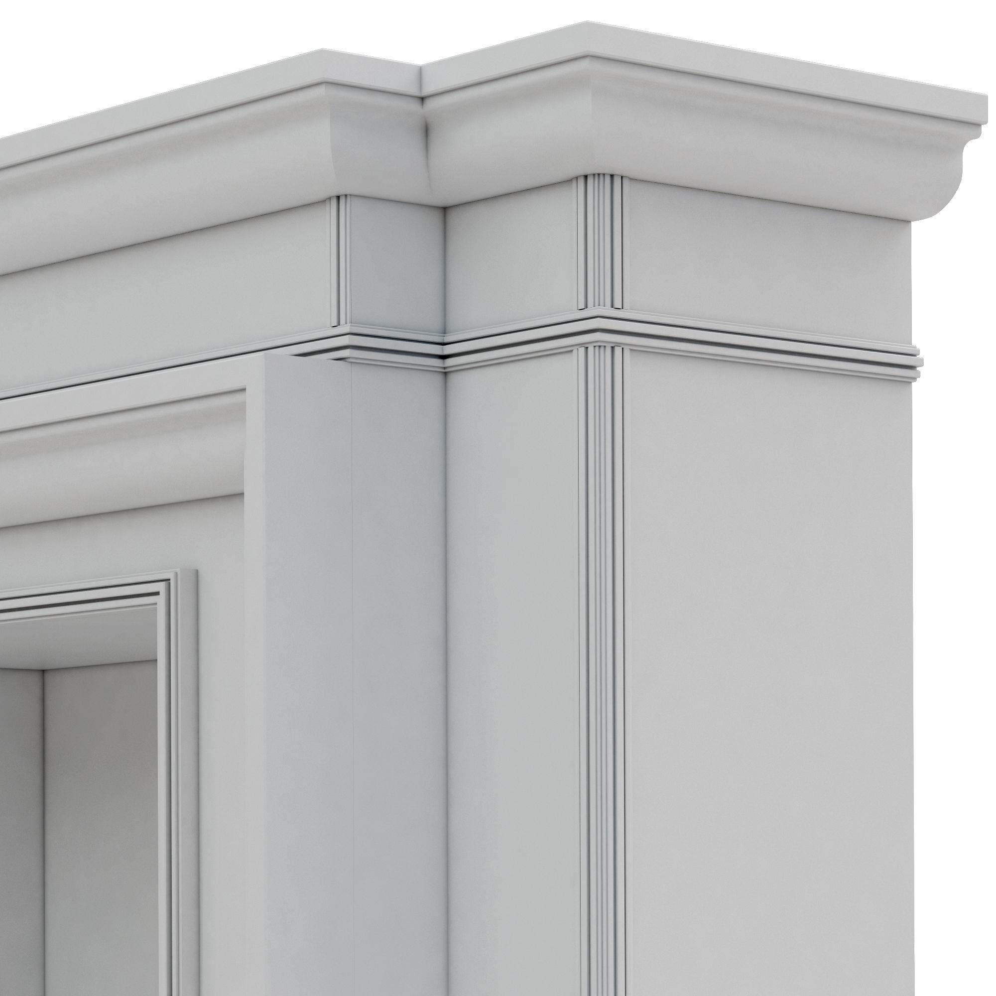 Dantone Home fireplace 3D model_4