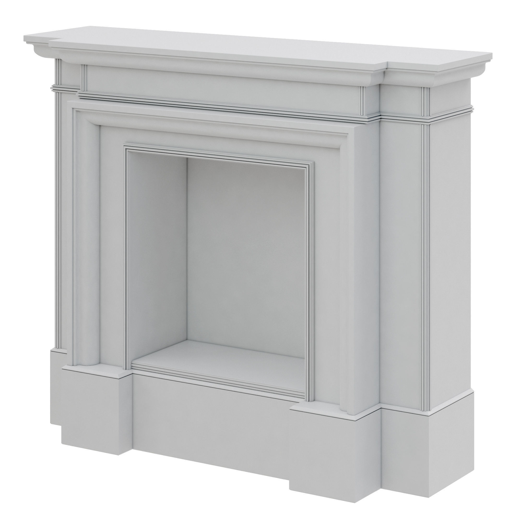 Dantone Home fireplace 3D model_1