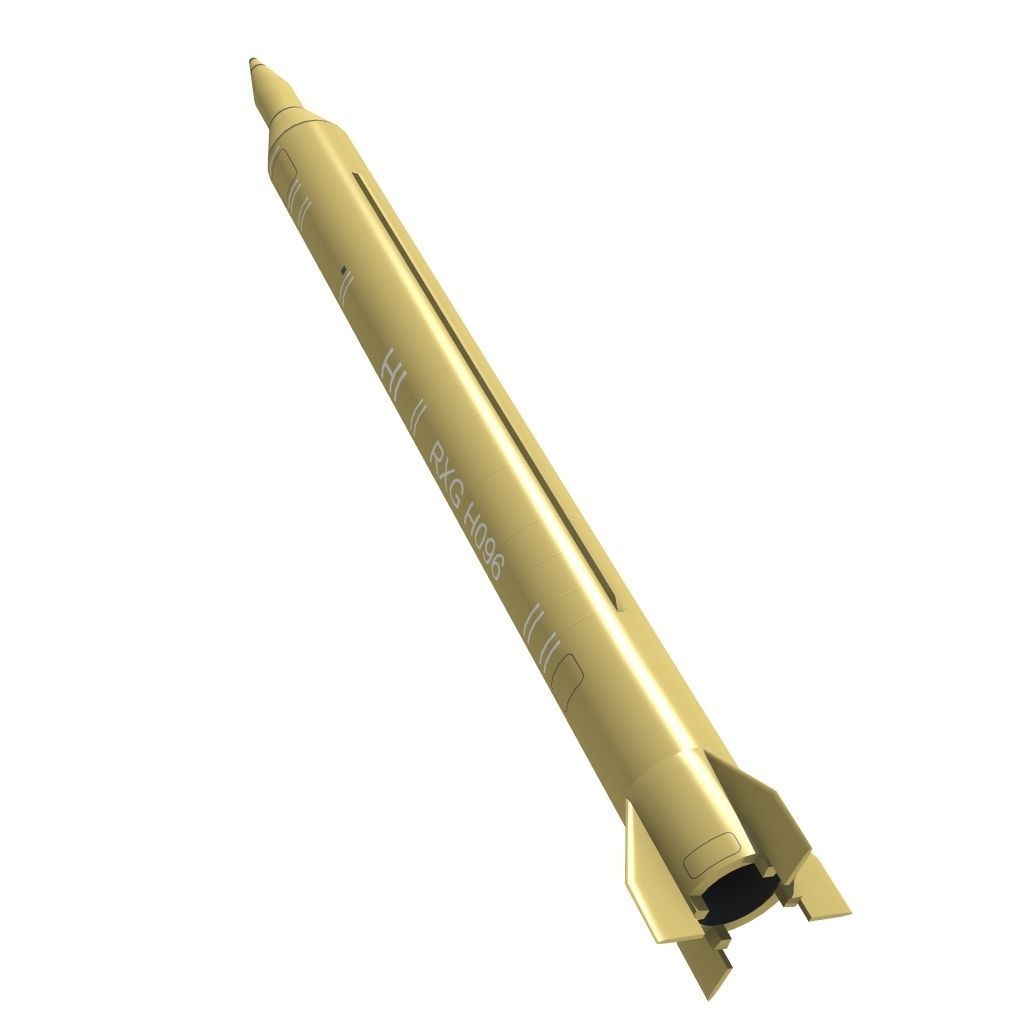 Iran Shahab 3M Missile Low-poly 3D model_3