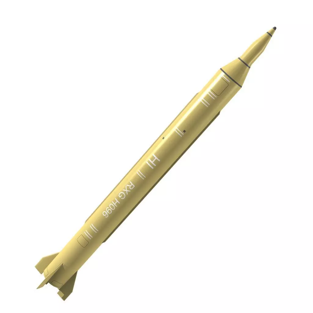 Iran Shahab 3M Missile Low-poly 3D model_0