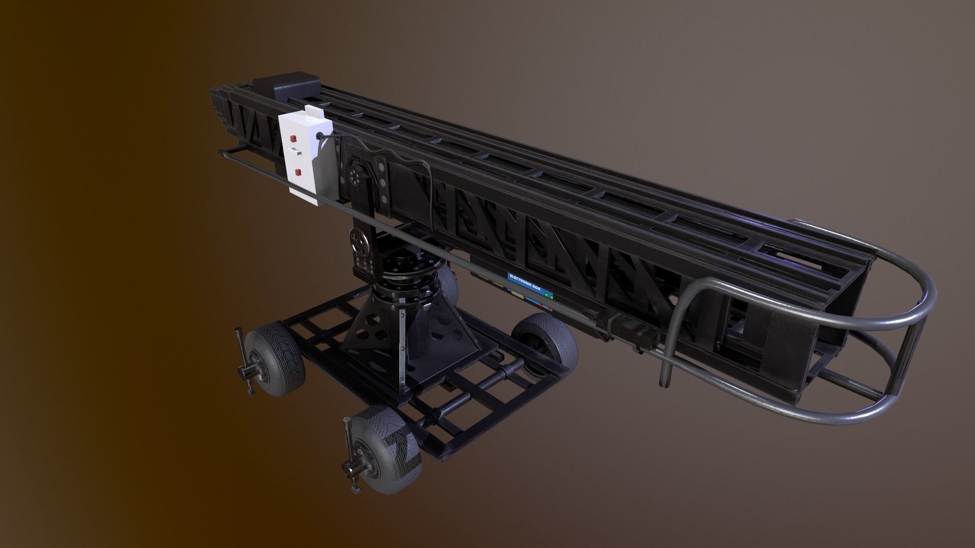 Scorpio 45 Camera Crane Low-poly 3D model_8