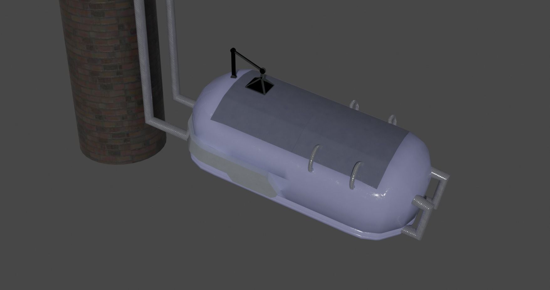 Futuristic Sleeping Pod  Free 3D model_3