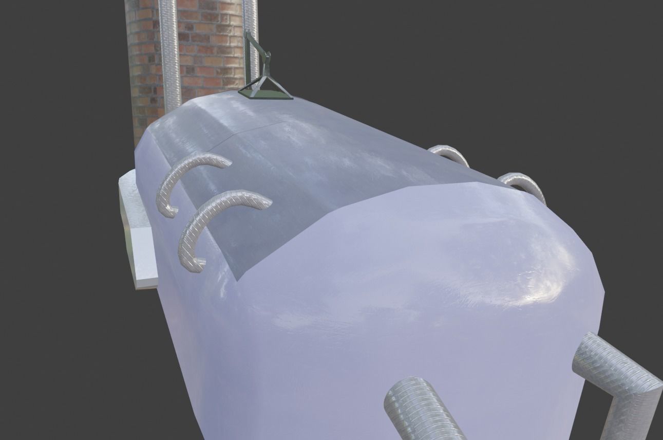 Futuristic Sleeping Pod  Free 3D model_2