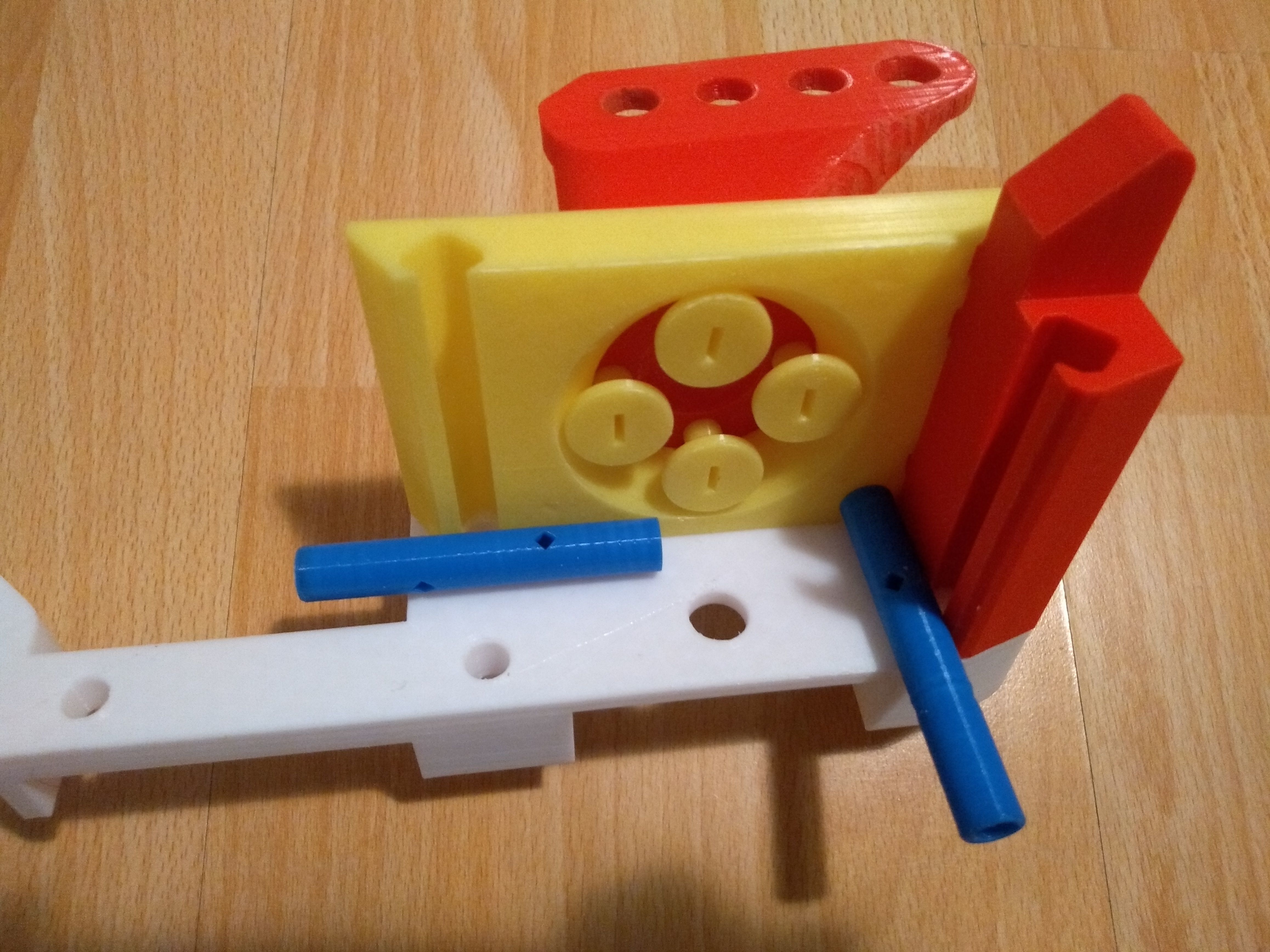 Fire truck toy 3D print model_11