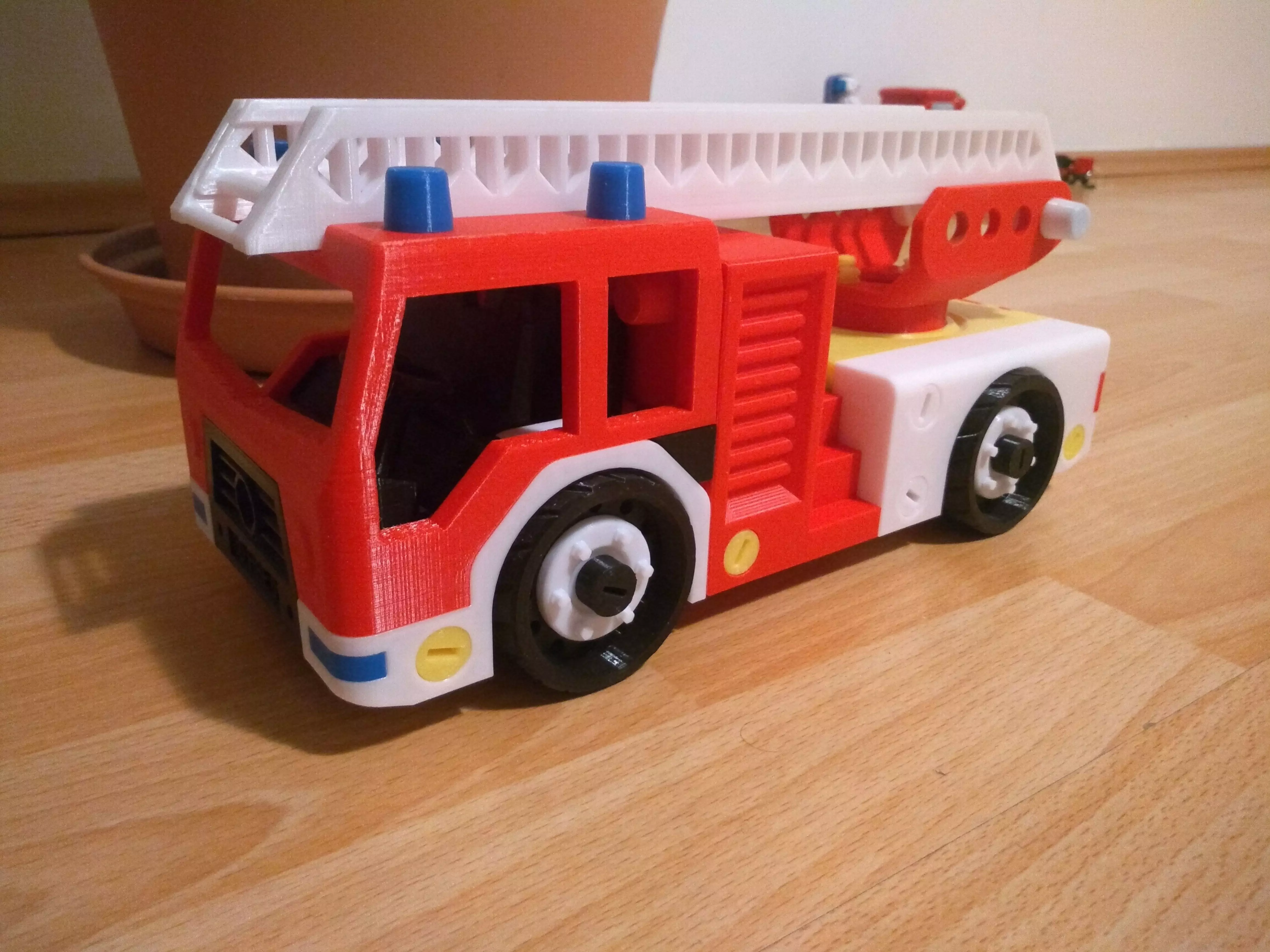 Fire truck toy 3D print model_0