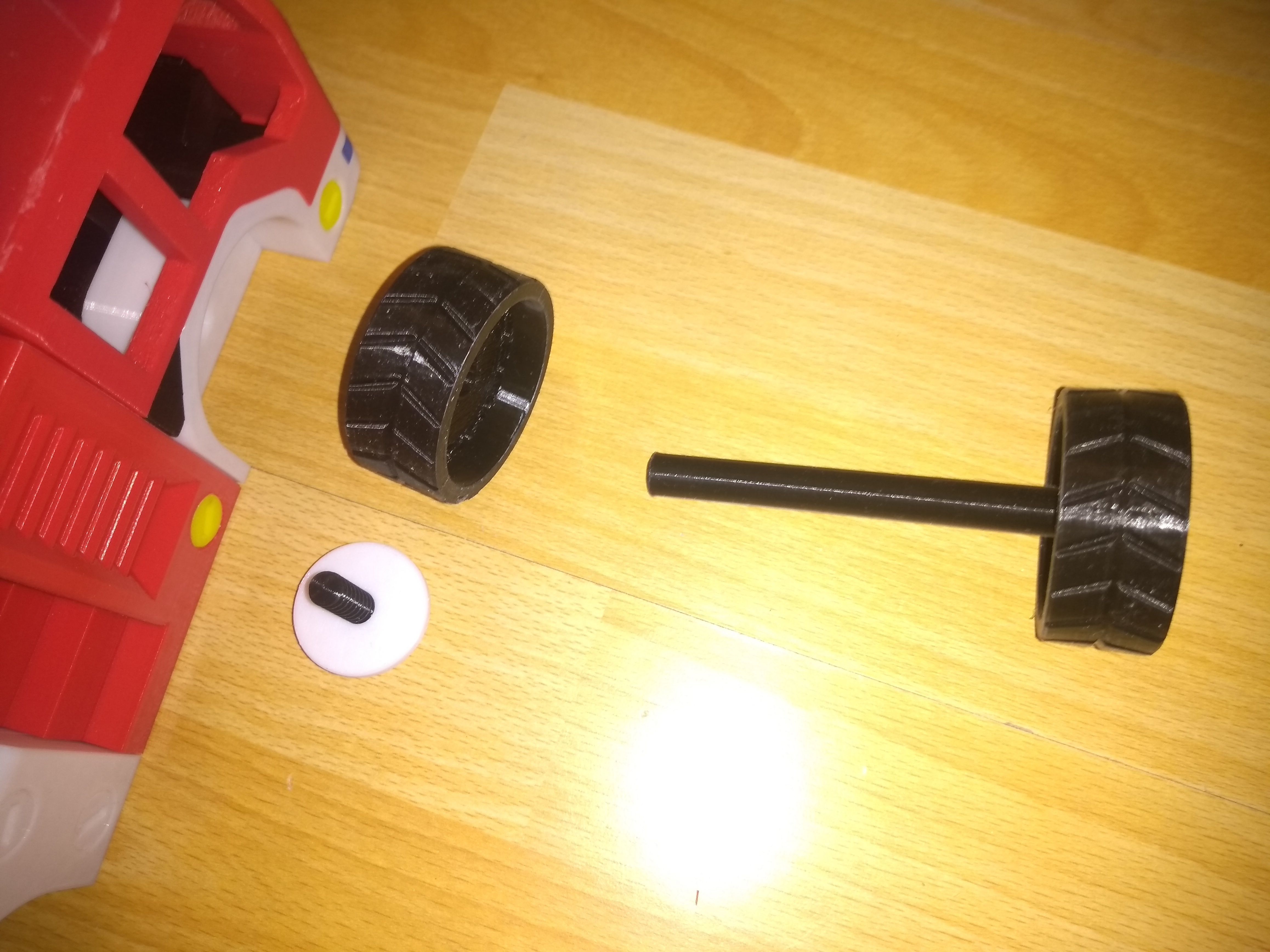 Fire truck toy 3D print model_35