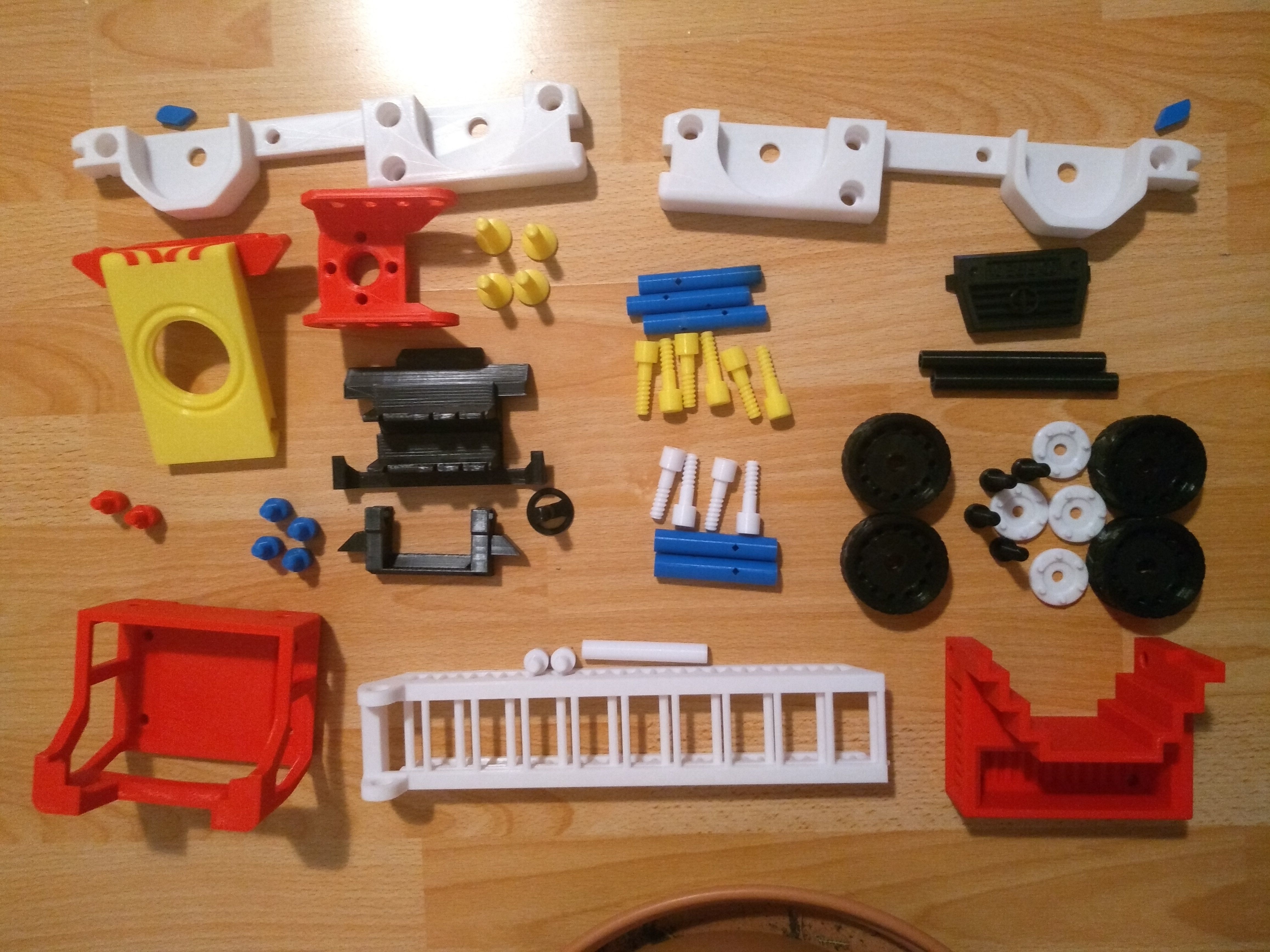 Fire truck toy 3D print model_5