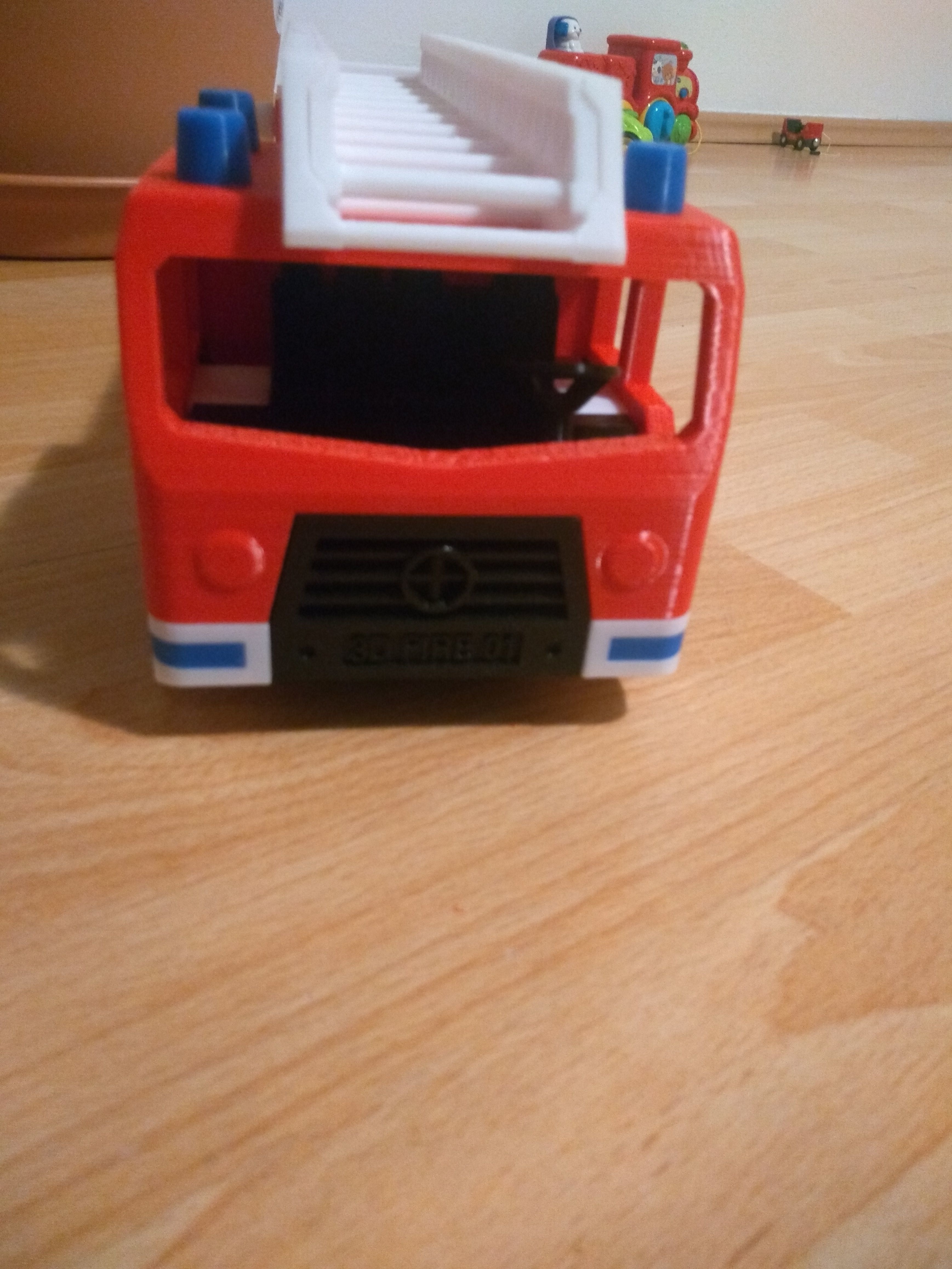 Fire truck toy 3D print model_3