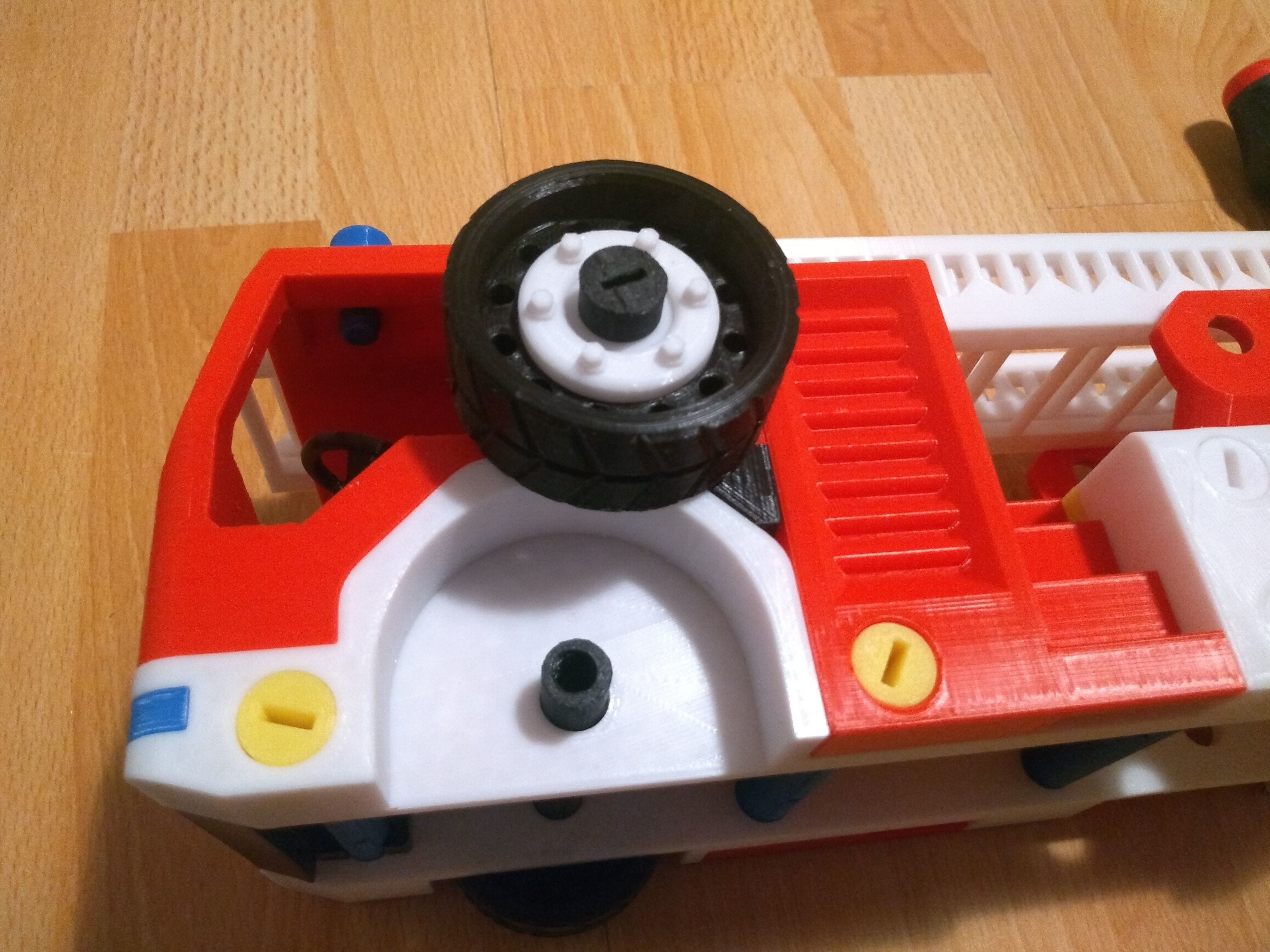 Fire truck toy 3D print model_36