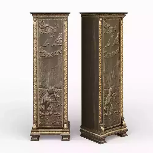 gun safe 3D model