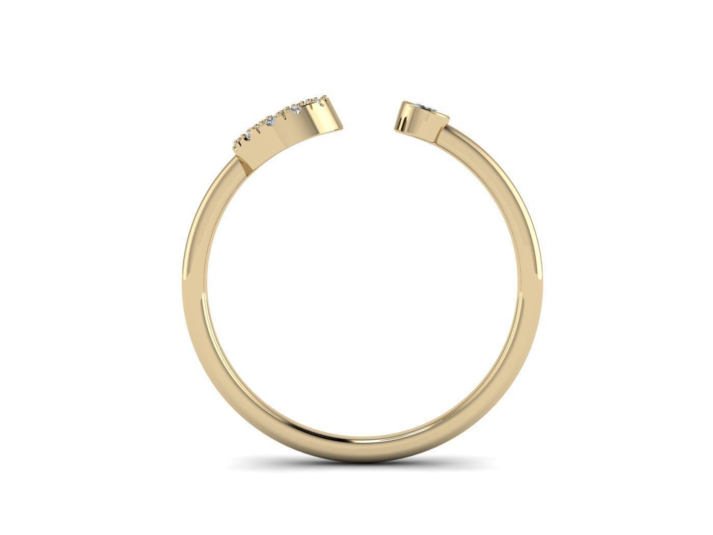 Alphabet Jewelry Rings 3D Model Collection_41