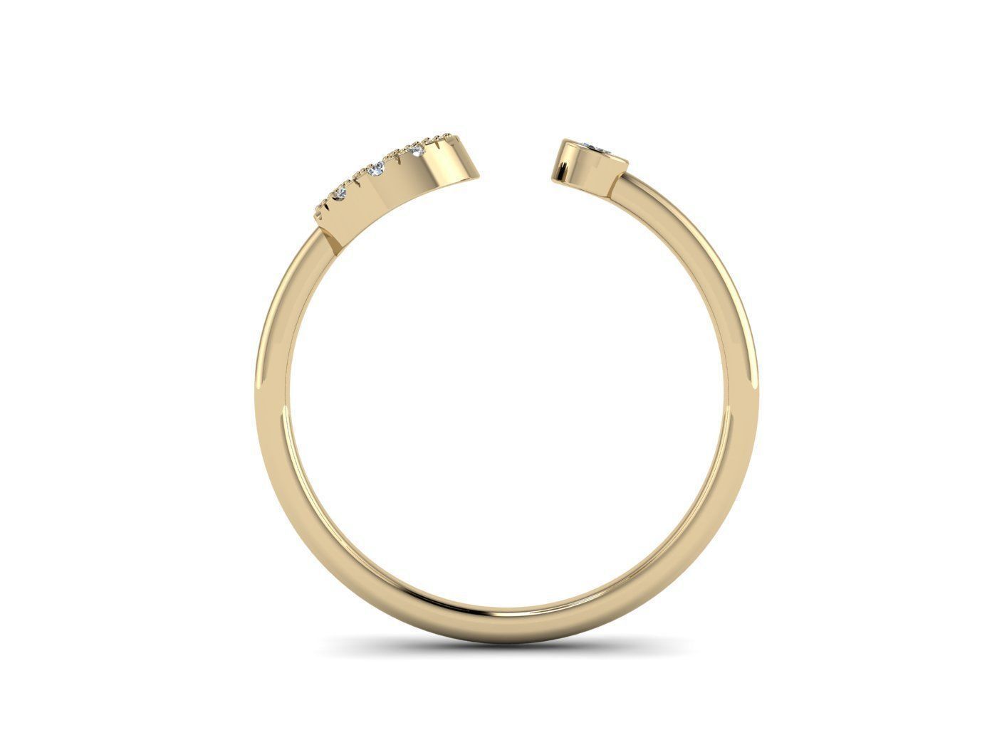 Alphabet Jewelry Rings 3D Model Collection_59