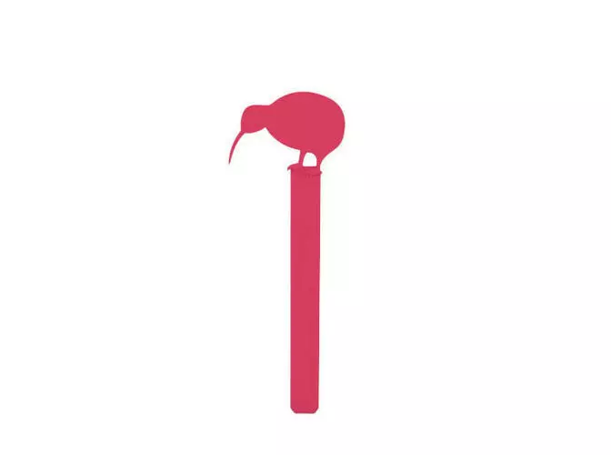 Bookmark kiwi on stick 3D print model
