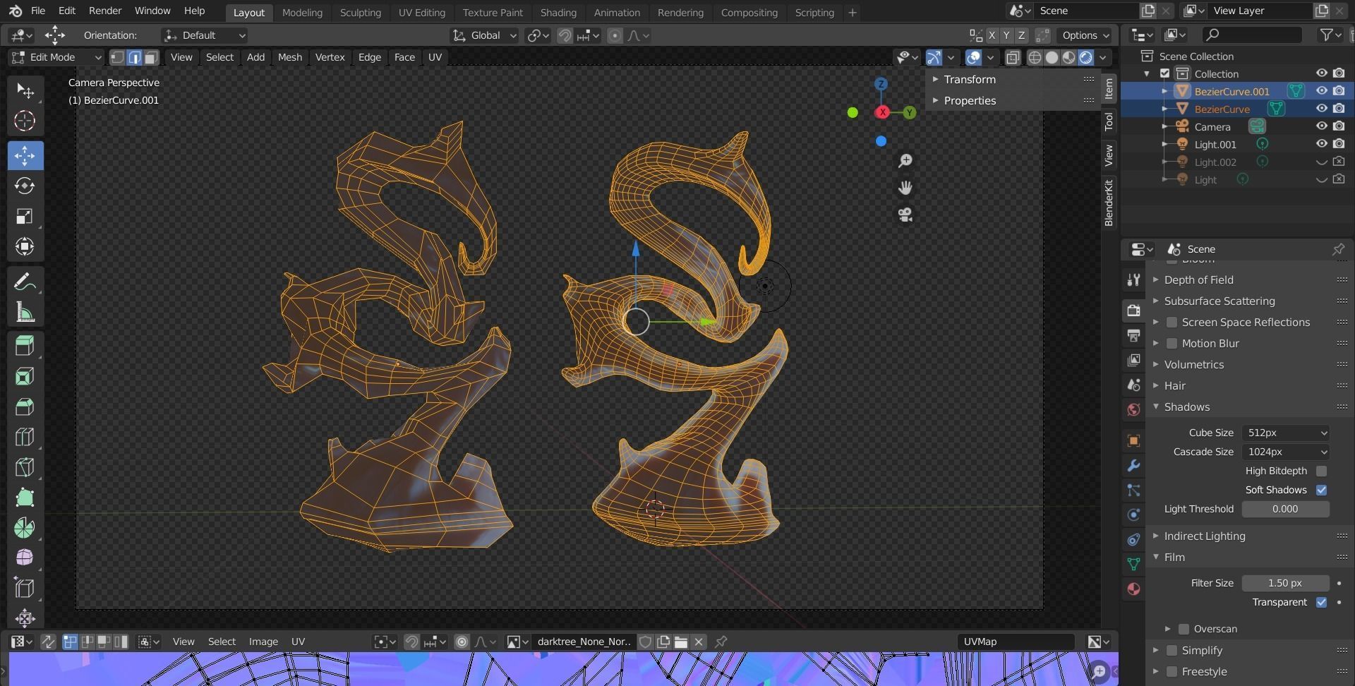 DARK TREE Low-poly 3D model_7