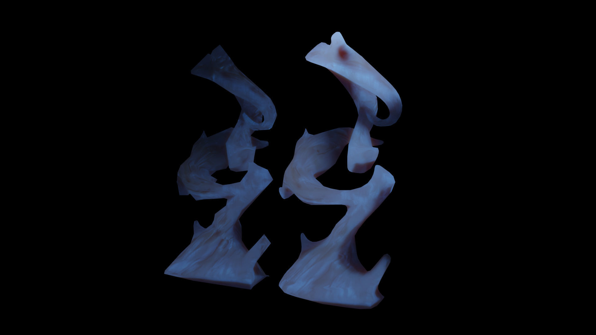 DARK TREE Low-poly 3D model_6