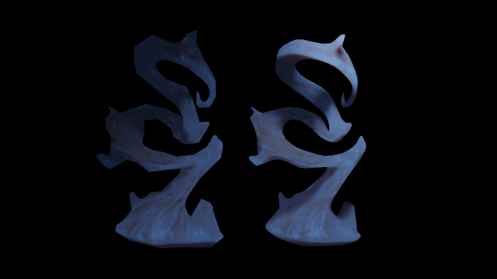 DARK TREE Low-poly 3D model_3