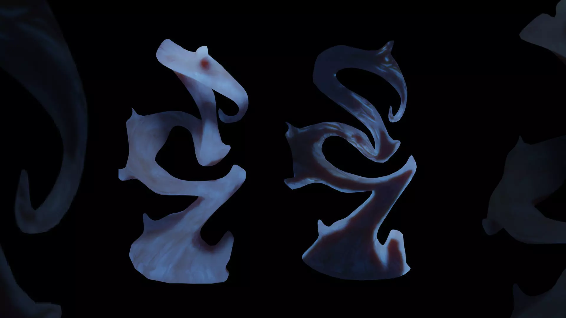 DARK TREE Low-poly 3D model_0