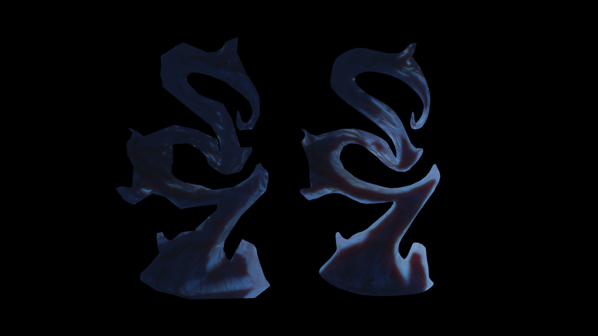 DARK TREE Low-poly 3D model_5