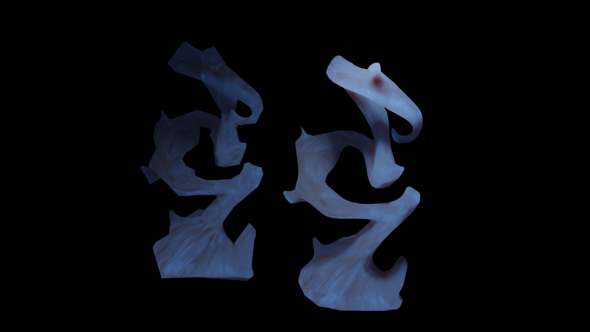 DARK TREE Low-poly 3D model_11