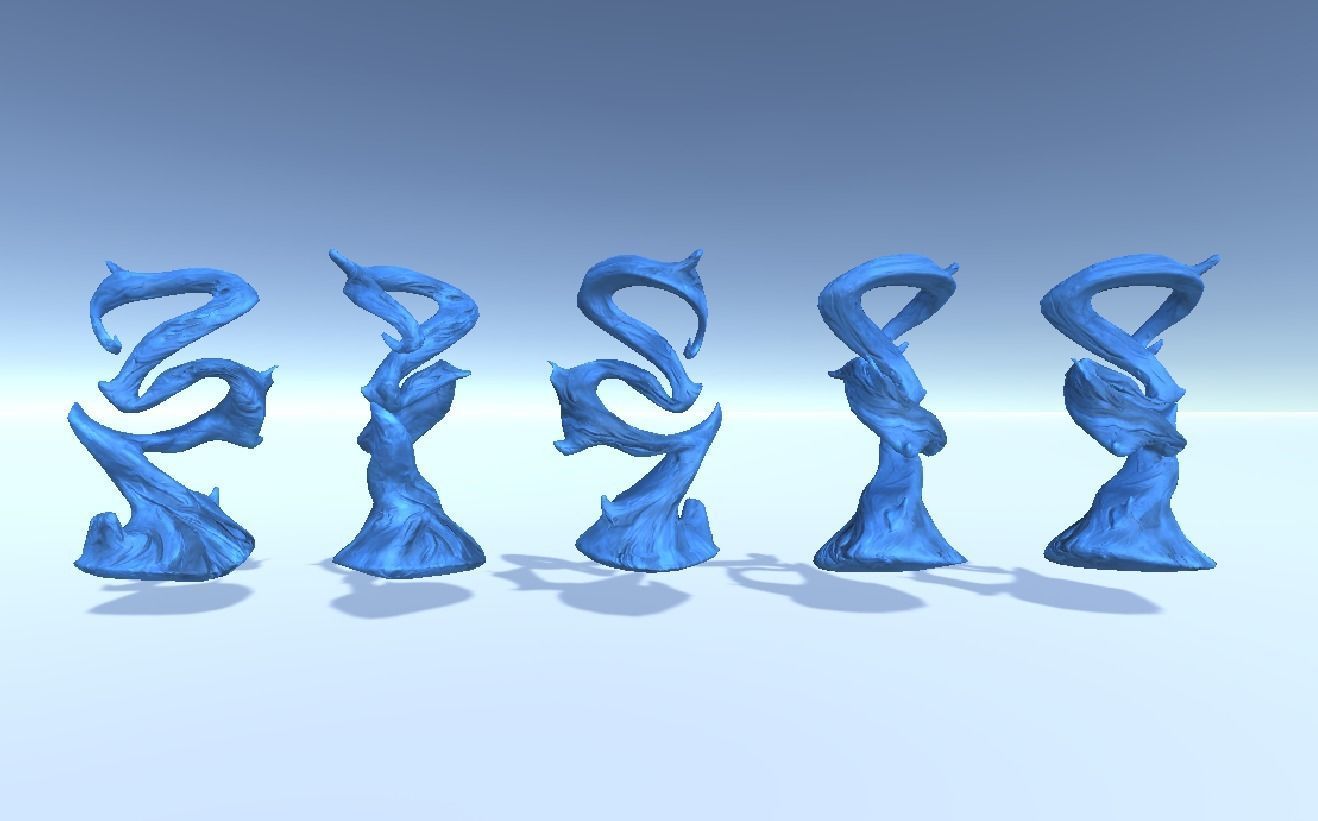 DARK TREE Low-poly 3D model_9