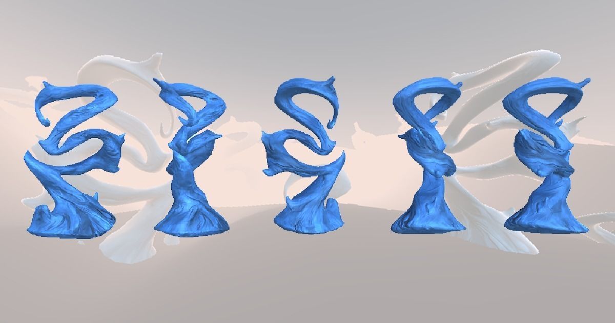 DARK TREE Low-poly 3D model_21