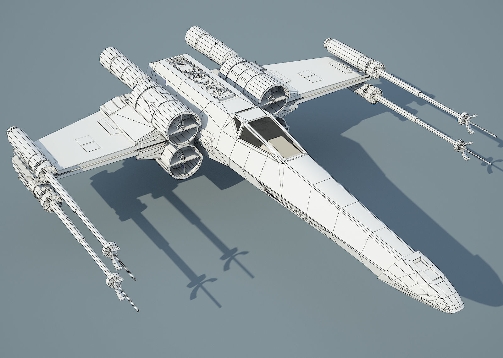 Ultimate Game Ready Star Wars Vehicles Collection Low-poly 3D model_11