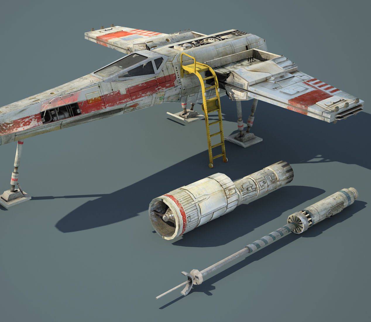 Ultimate Game Ready Star Wars Vehicles Collection Low-poly 3D model_13
