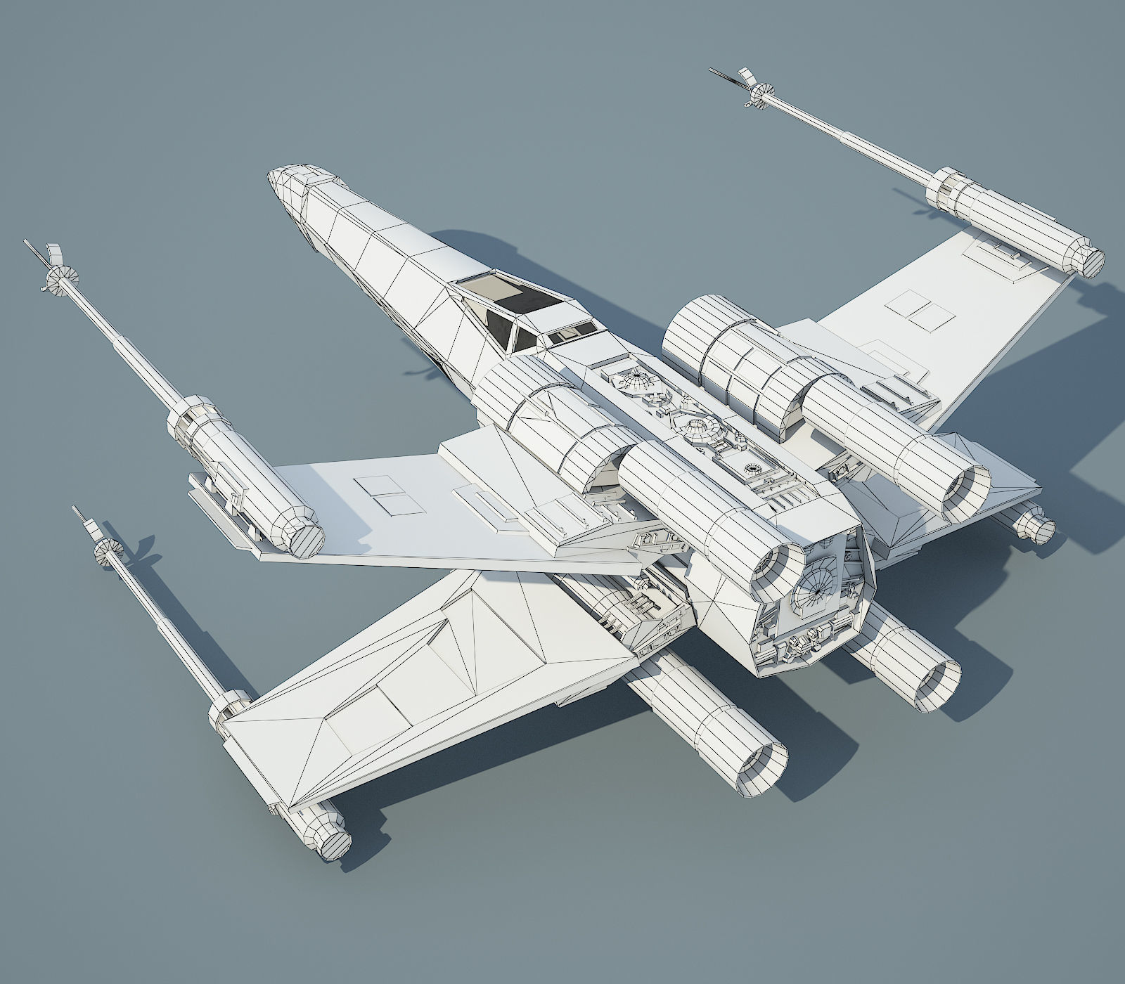 Ultimate Game Ready Star Wars Vehicles Collection Low-poly 3D model_9