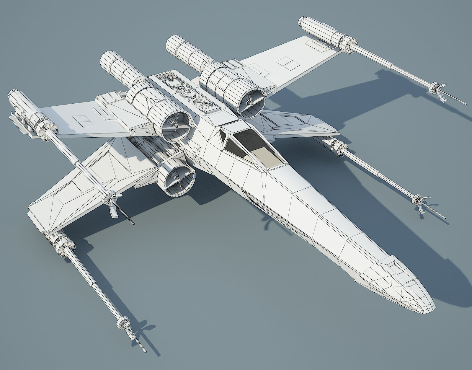 Ultimate Game Ready Star Wars Vehicles Collection Low-poly 3D model_8