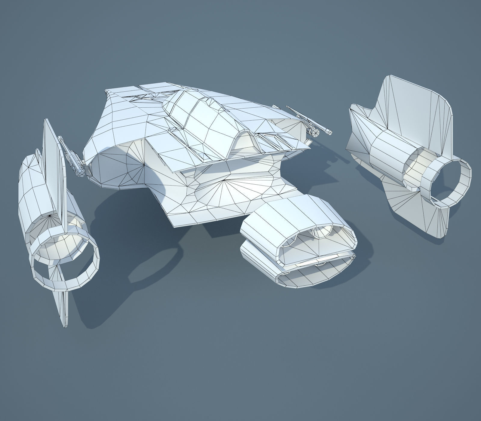 Ultimate Game Ready Star Wars Vehicles Collection Low-poly 3D model_44