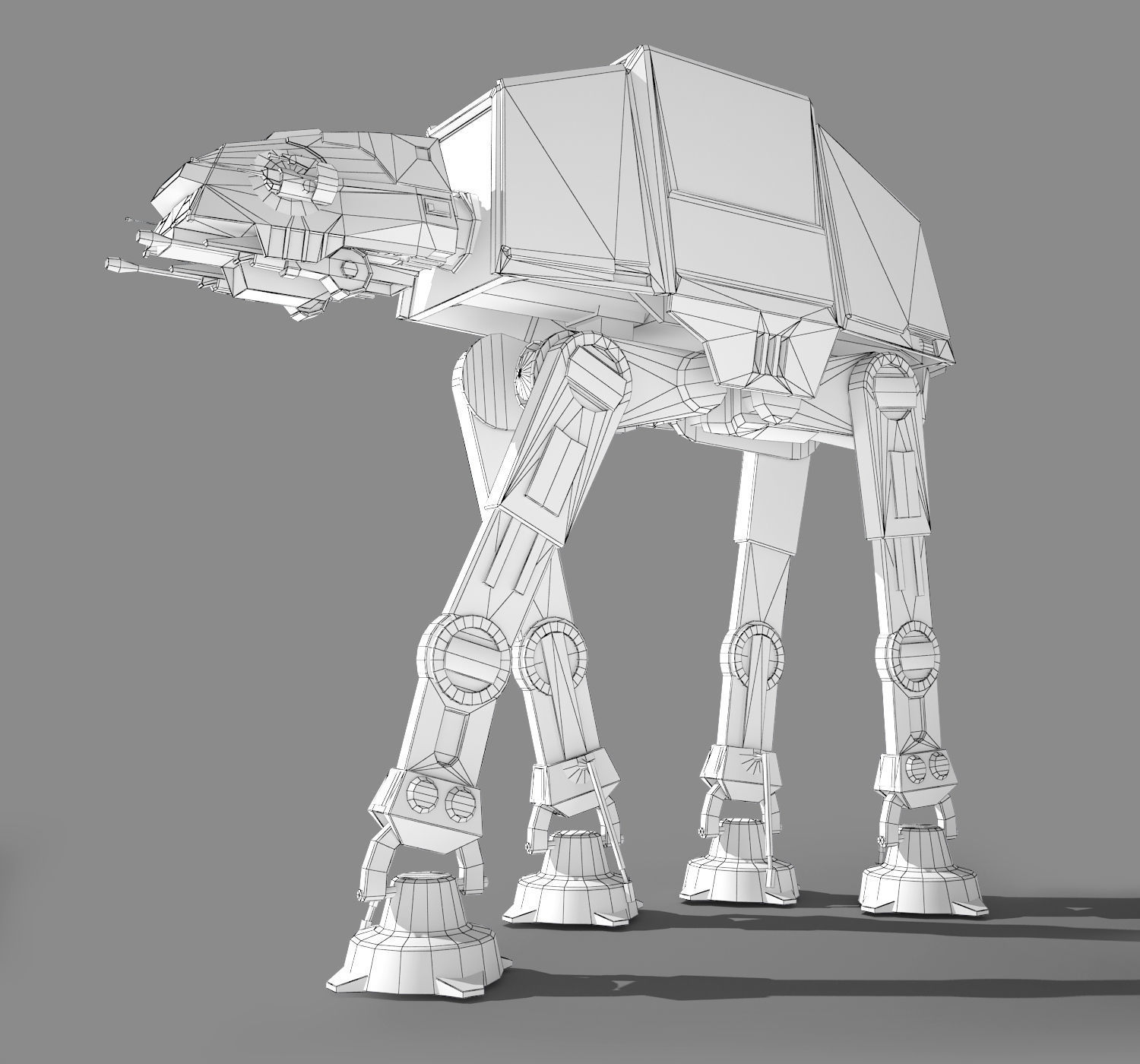 Ultimate Game Ready Star Wars Vehicles Collection Low-poly 3D model_16