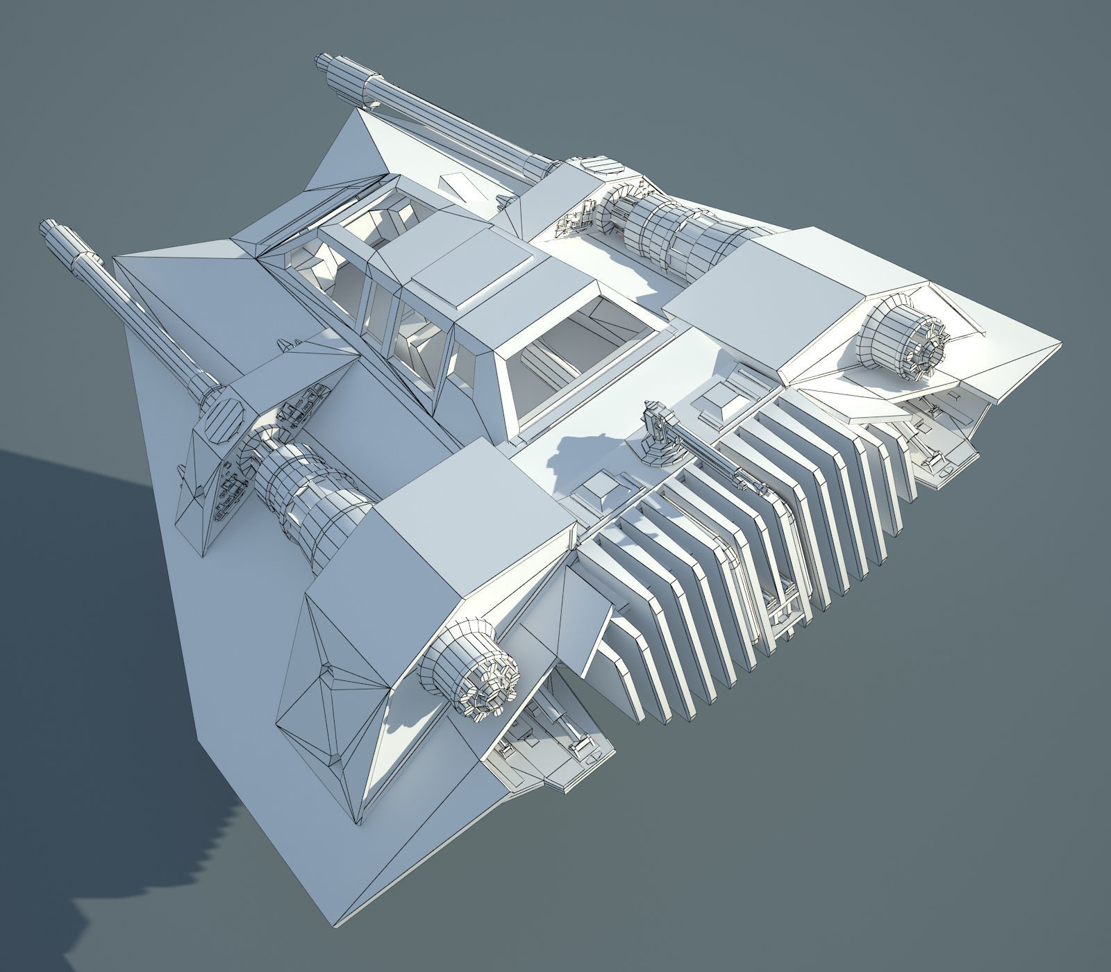 Ultimate Game Ready Star Wars Vehicles Collection Low-poly 3D model_54