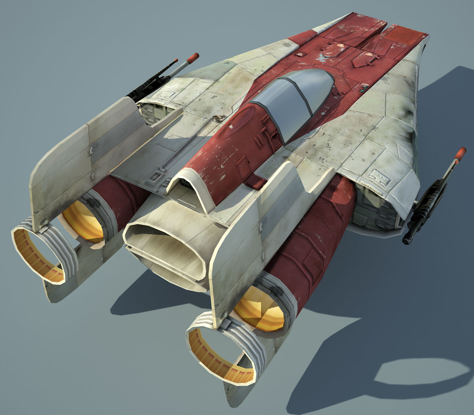 Ultimate Game Ready Star Wars Vehicles Collection Low-poly 3D model_41