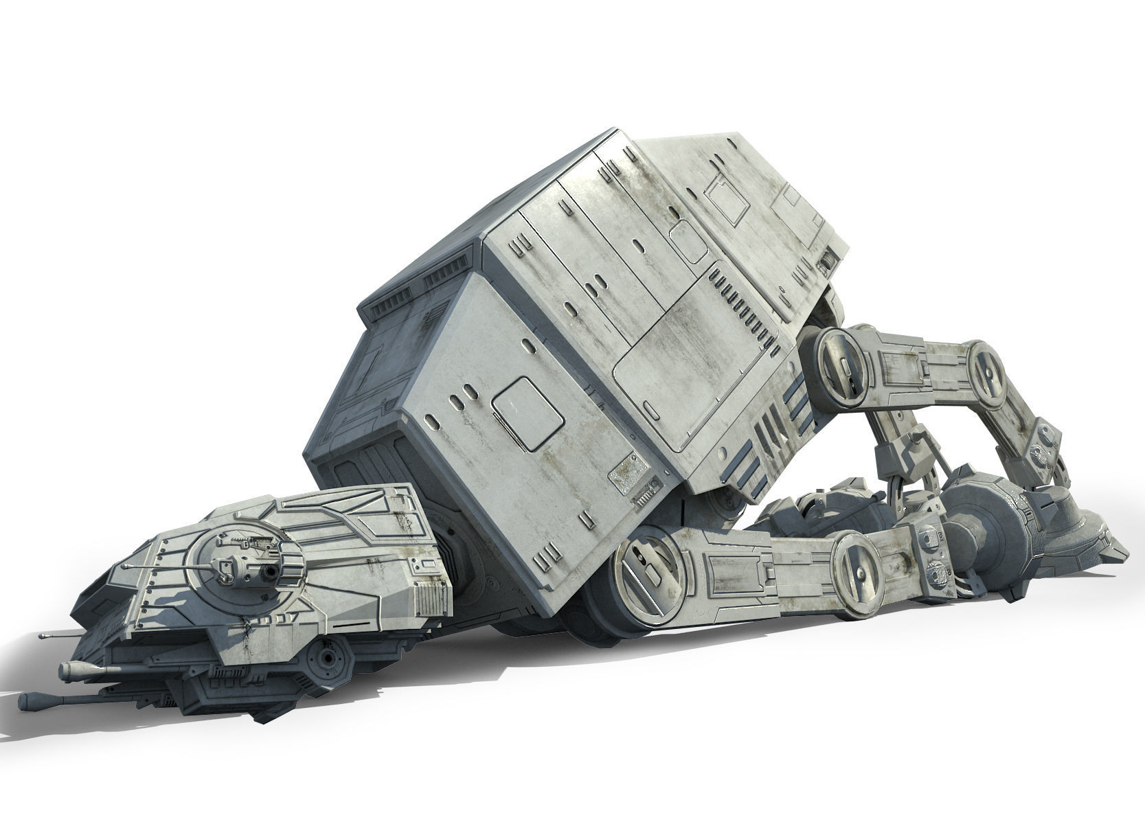 Ultimate Game Ready Star Wars Vehicles Collection Low-poly 3D model_20